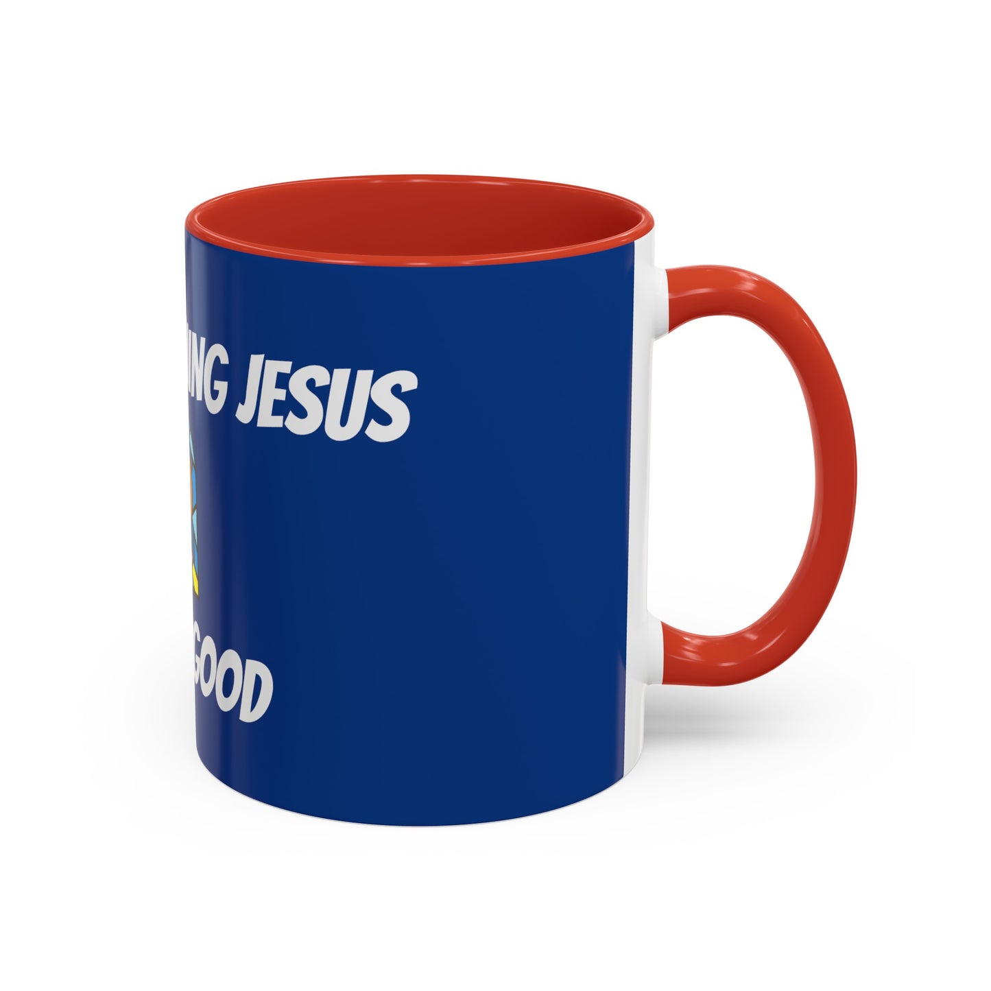 Accent Coffee Mug (11, 15oz) - DARK BLUE