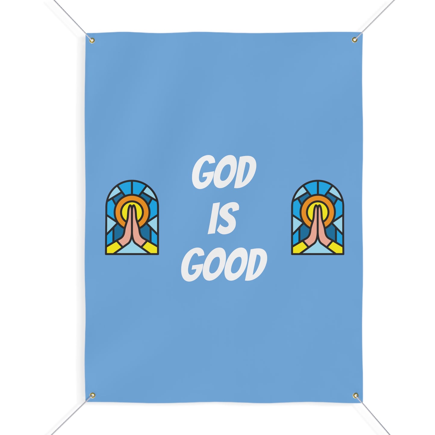 Matte Banner - BABY BLUE