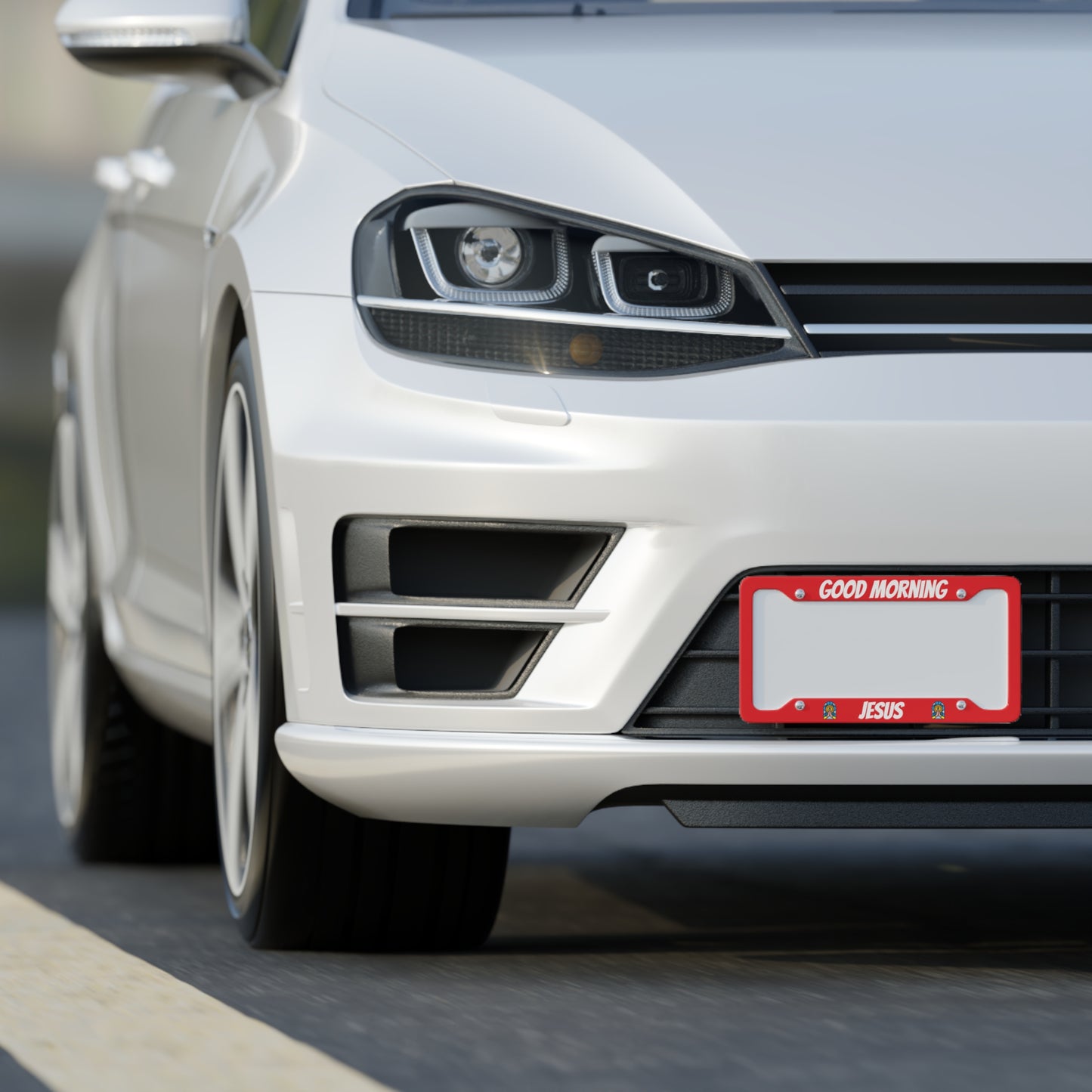 License Plate Frame - RED