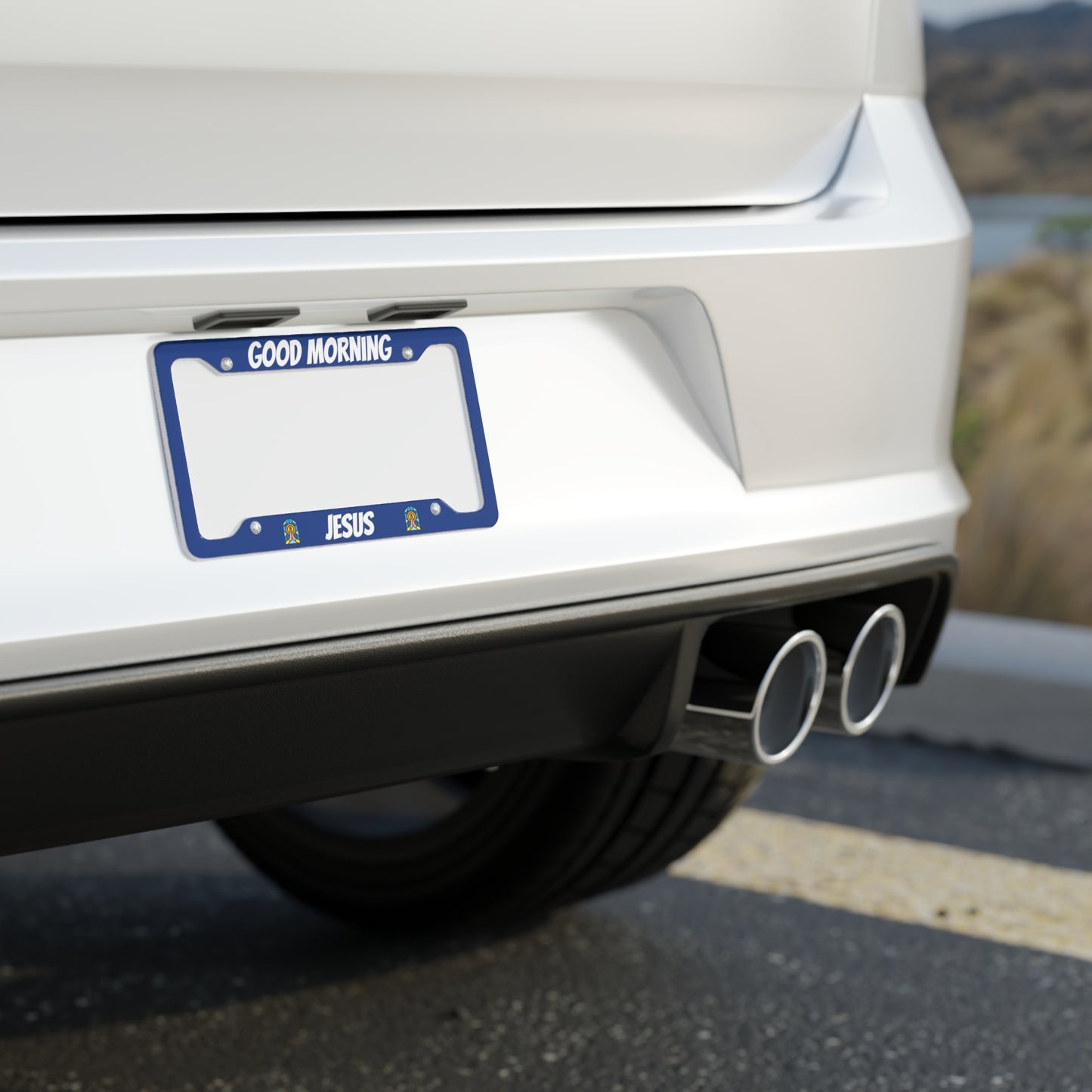 License Plate Frame - DARK BLUE
