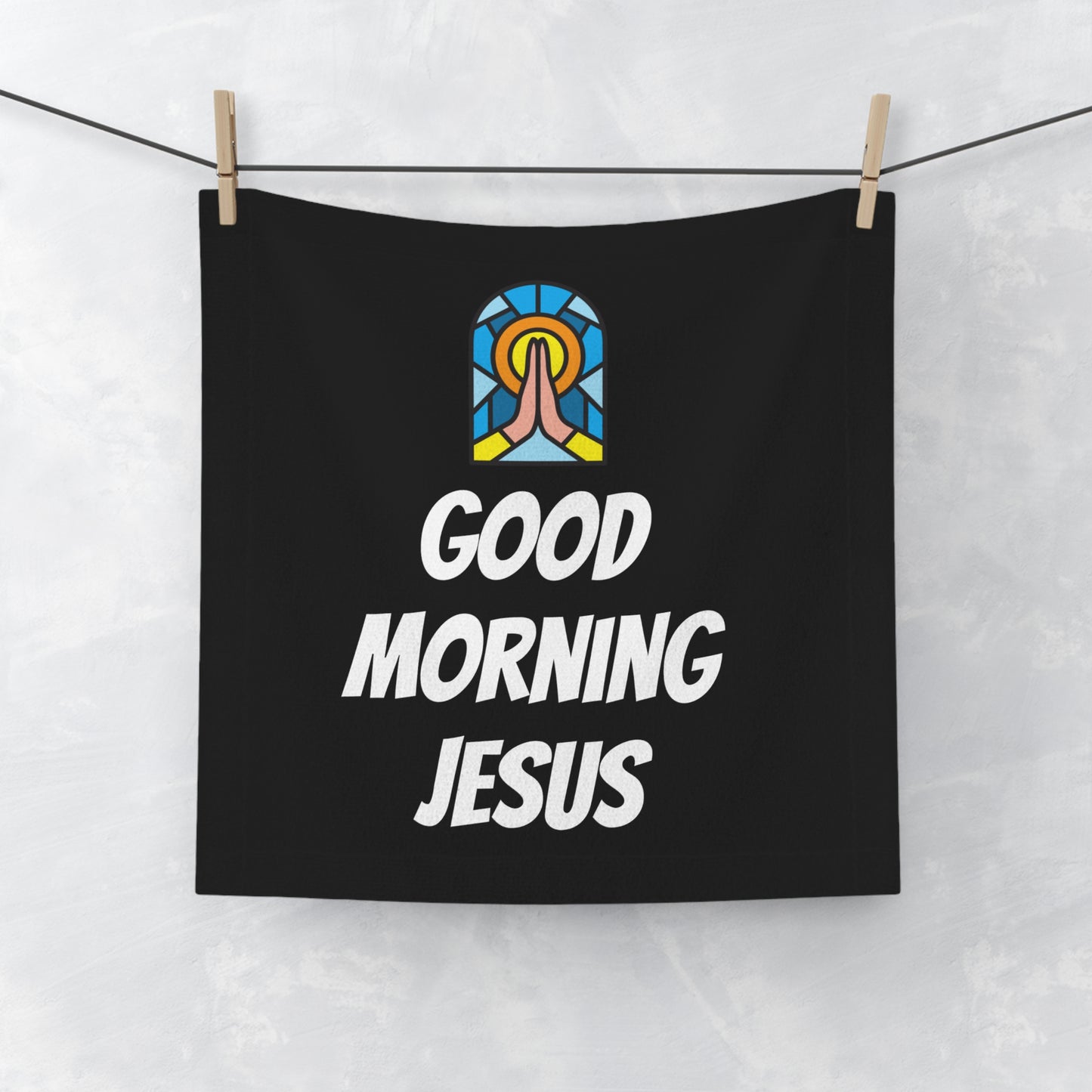 Face Towel - BLACK