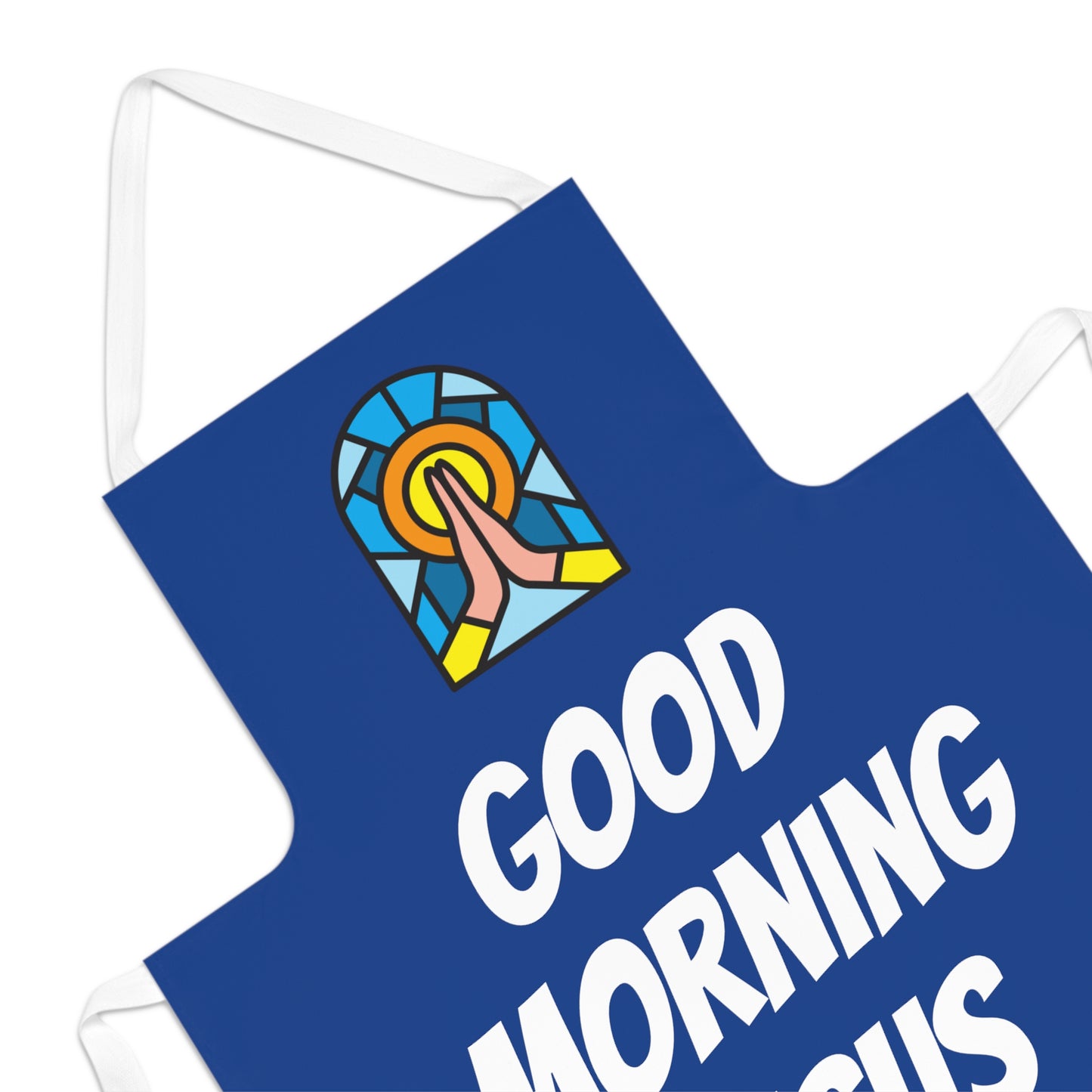 Adult Apron (AOP) - DARK BLUE