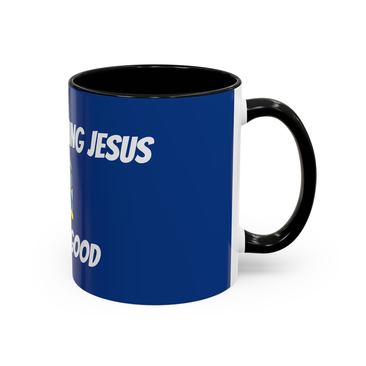 Accent Coffee Mug (11, 15oz) - DARK BLUE