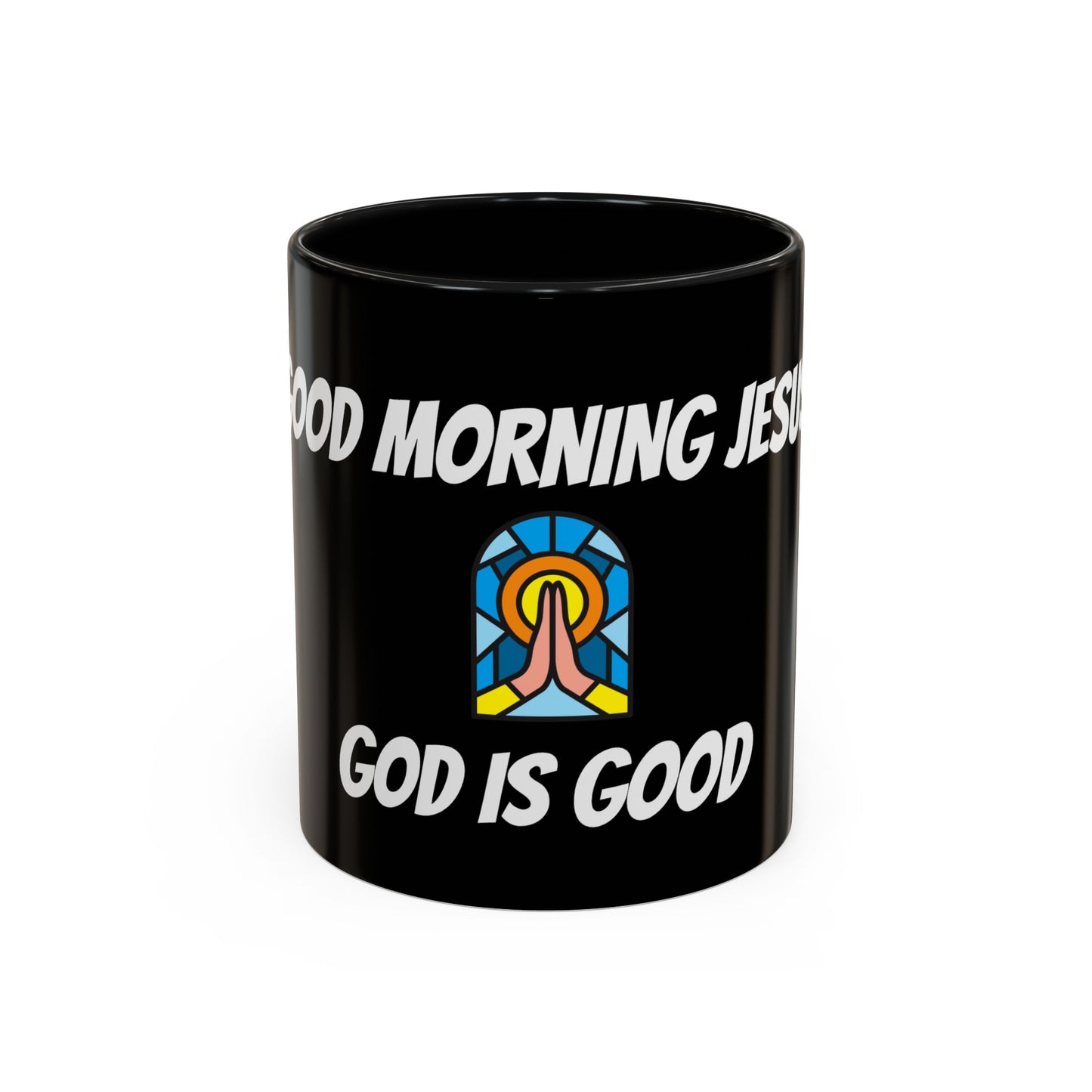 Accent Coffee Mug (11, 15oz) - BLACK