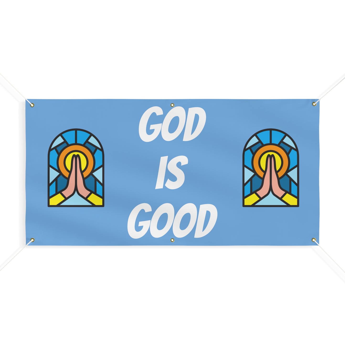 Matte Banner - BABY BLUE