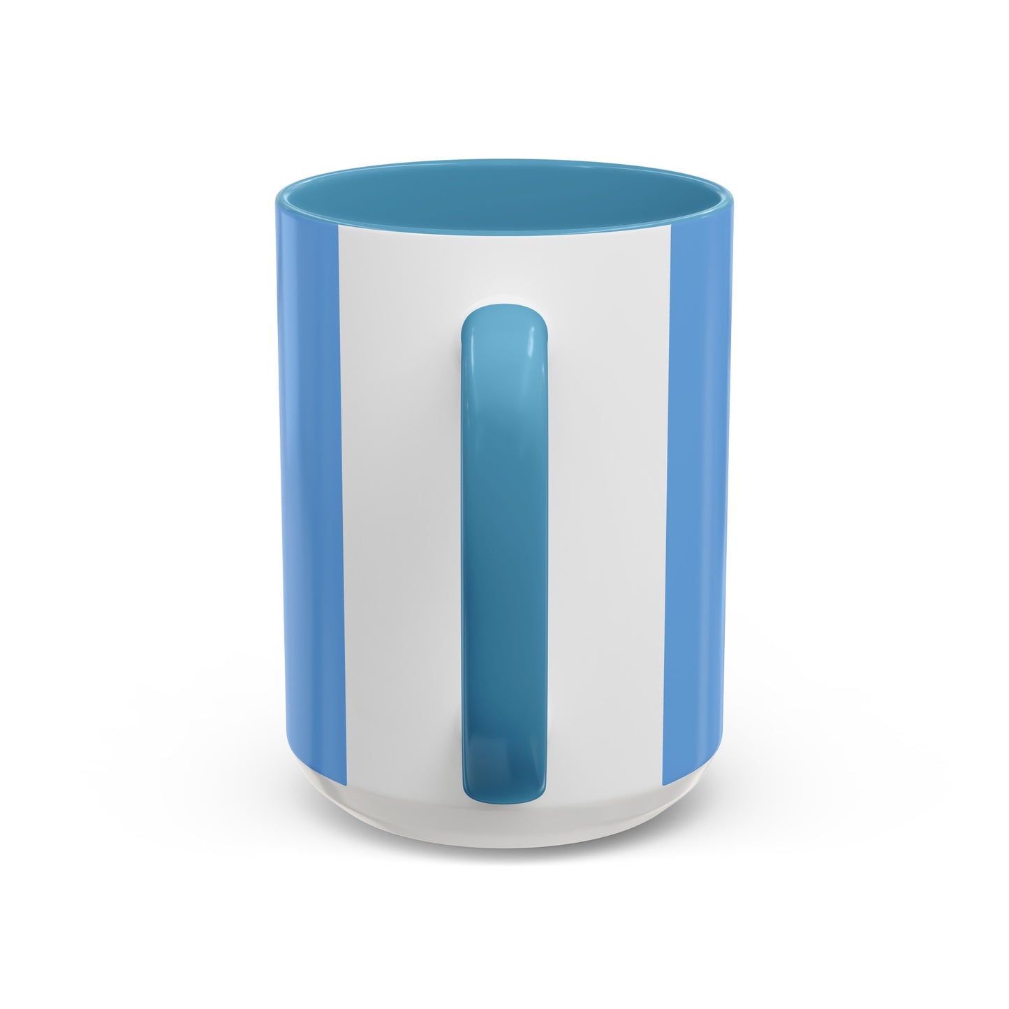 Accent Coffee Mug (11, 15oz) - BABY BLUE