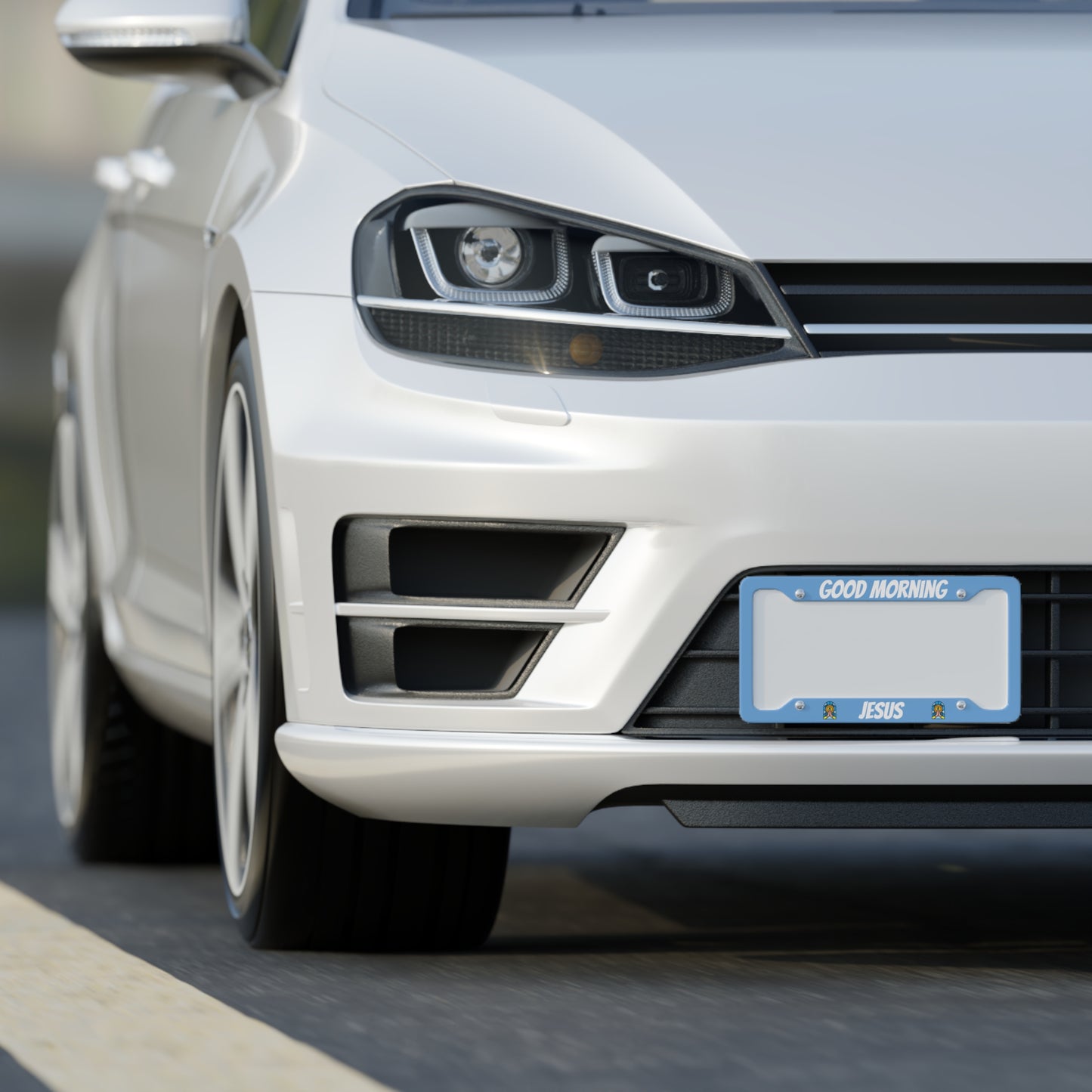 License Plate Frame - BABY BLUE