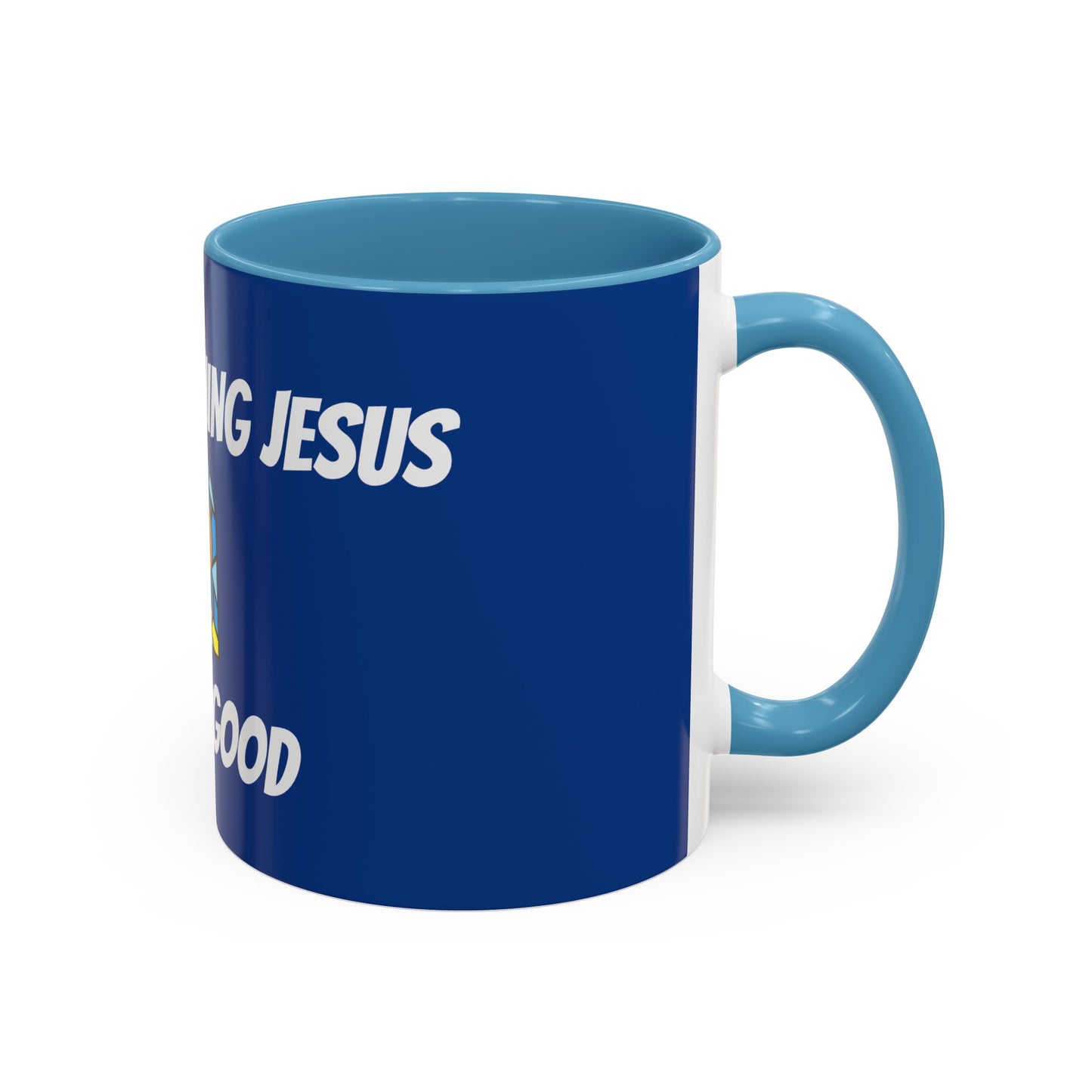 Accent Coffee Mug (11, 15oz) - DARK BLUE