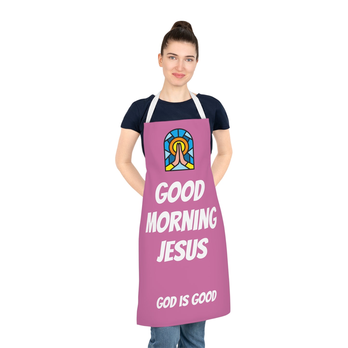 Adult Apron (AOP) - PINK