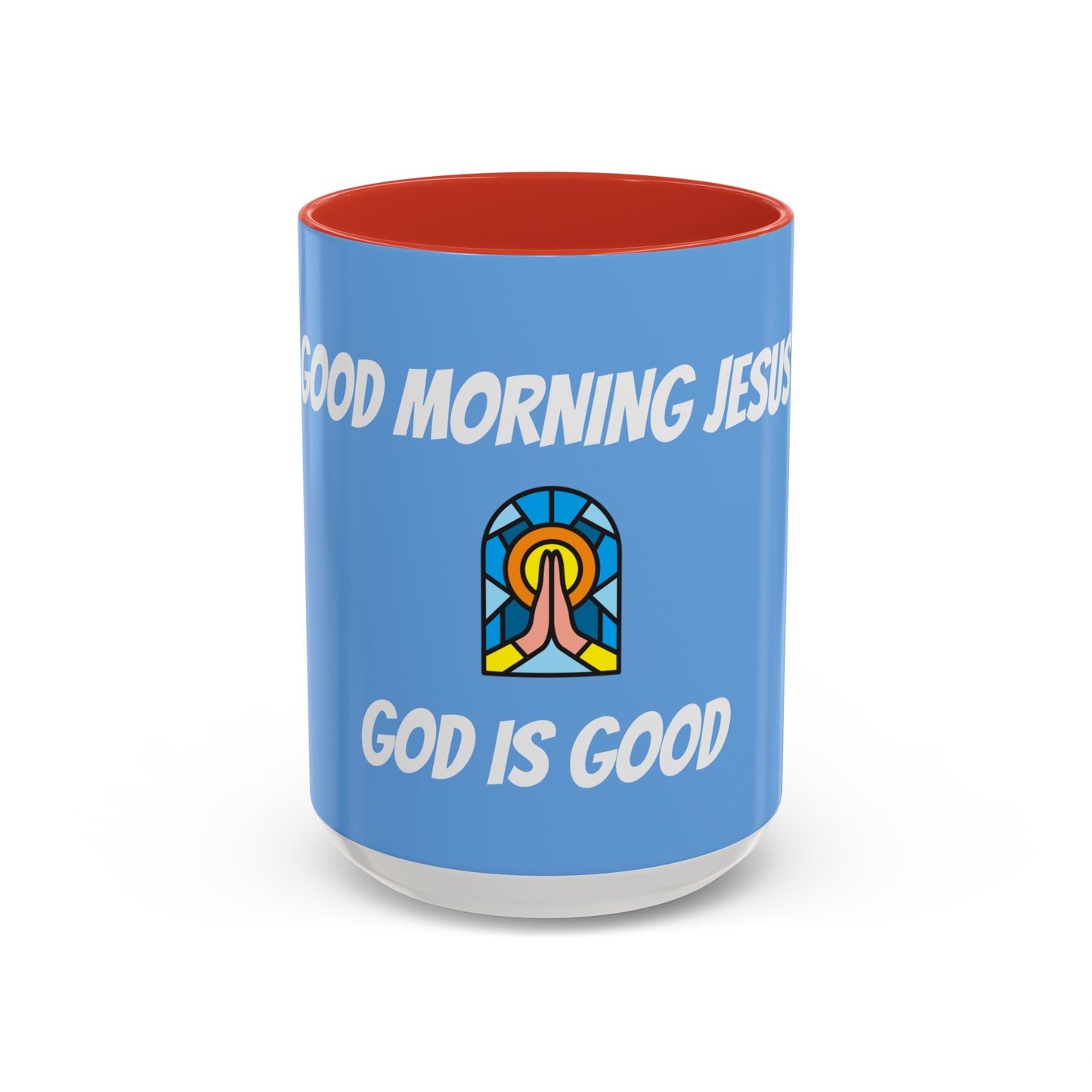 Accent Coffee Mug (11, 15oz) - BABY BLUE