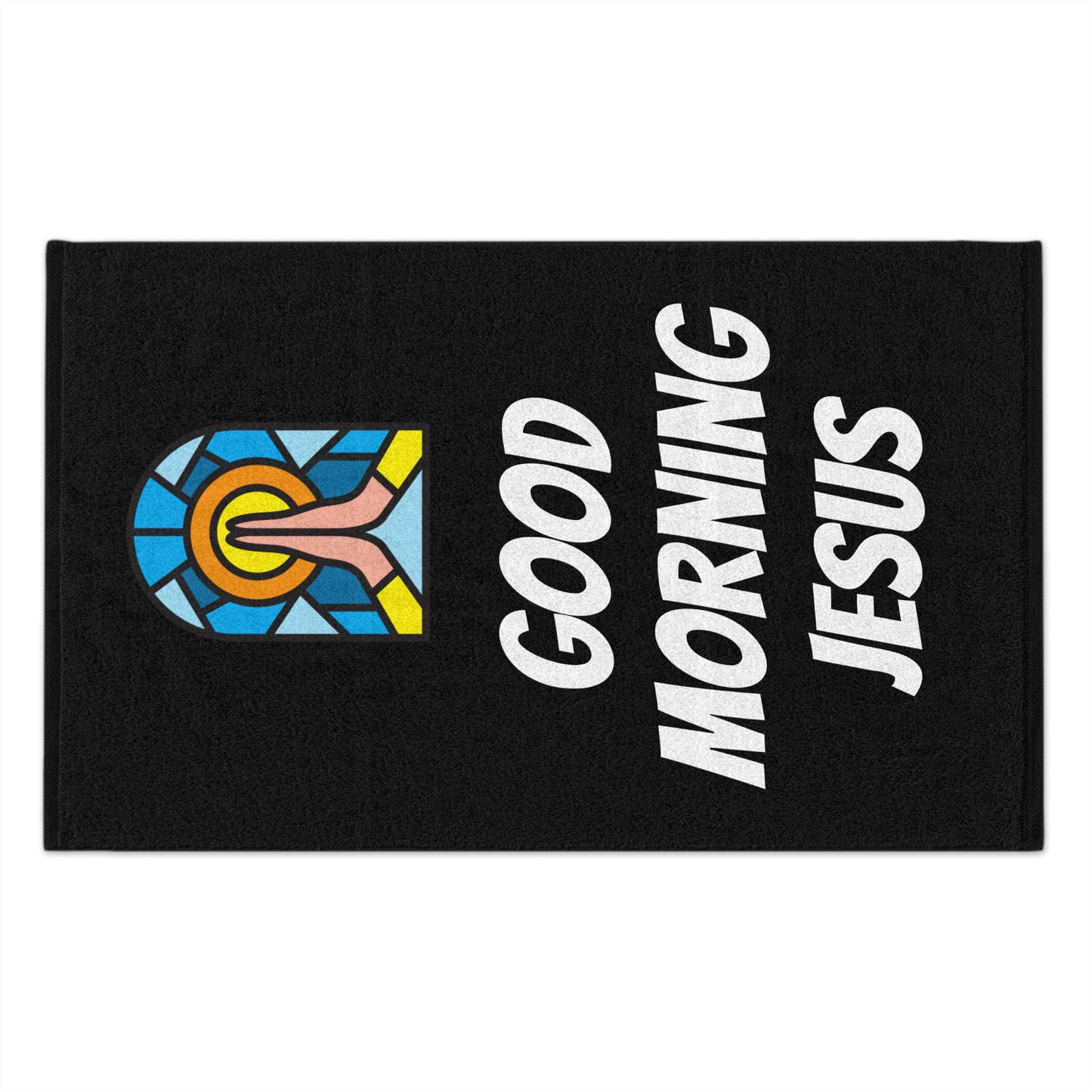 Rally Towel, 11x18 - BLACK