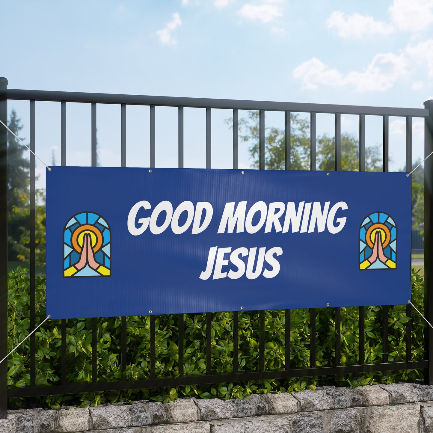 Matte Banner - DARK BLUE