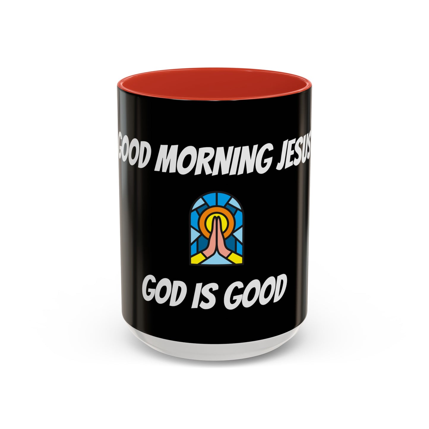 Accent Coffee Mug (11, 15oz) - BLACK
