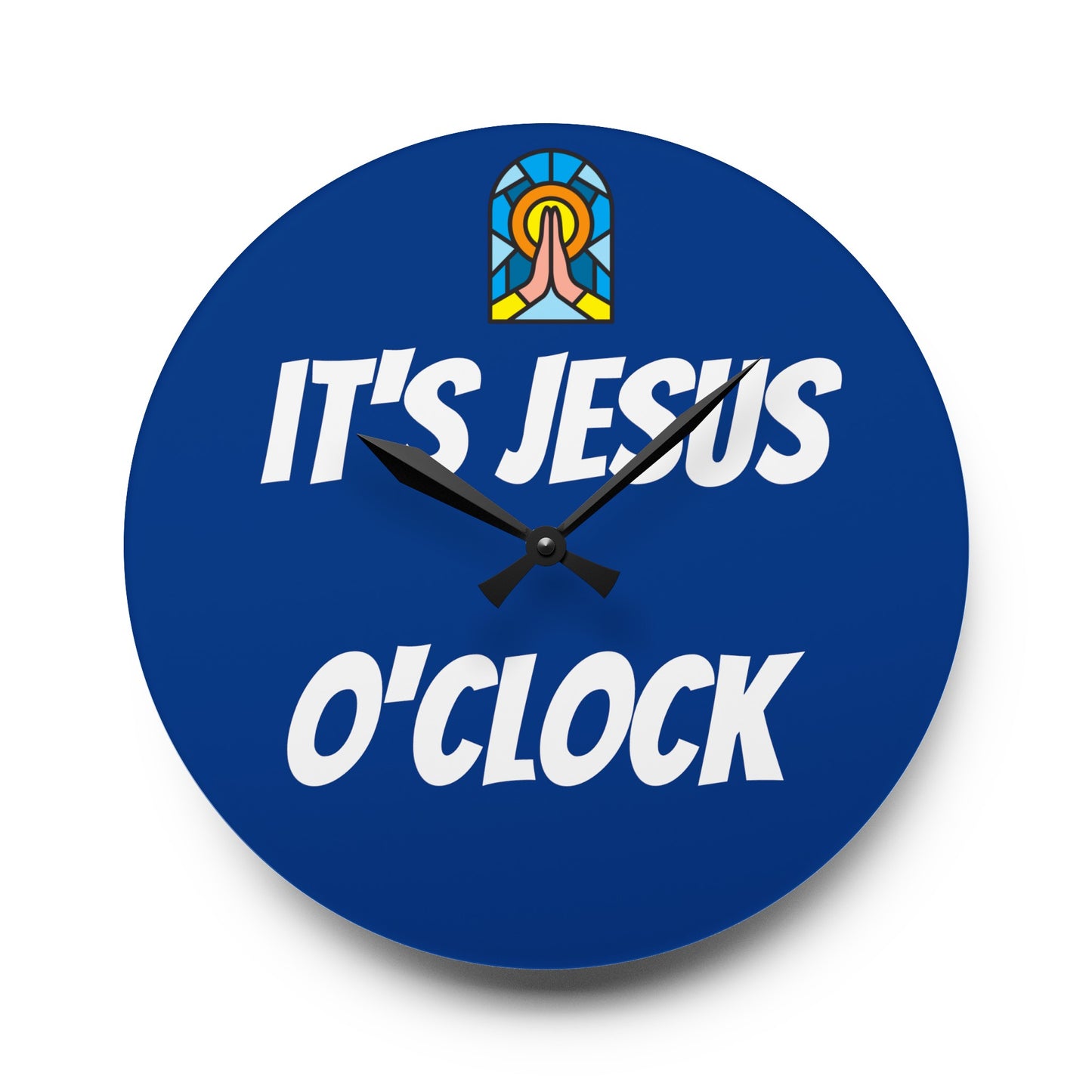 Acrylic Wall Clock - DARK BLUE