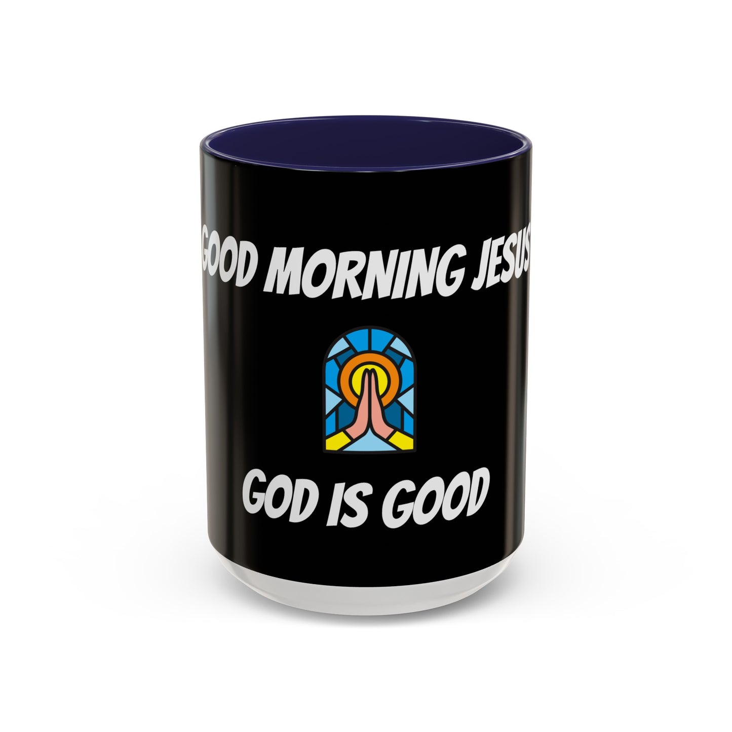 Accent Coffee Mug (11, 15oz) - BLACK