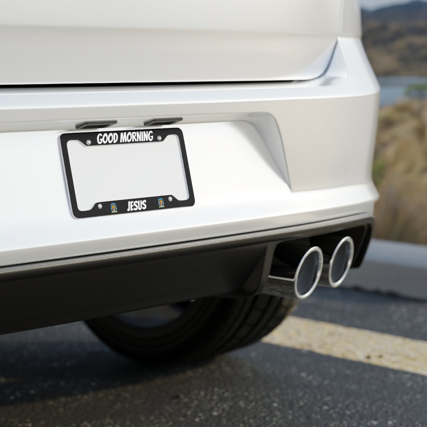 License Plate Frame - BLACK