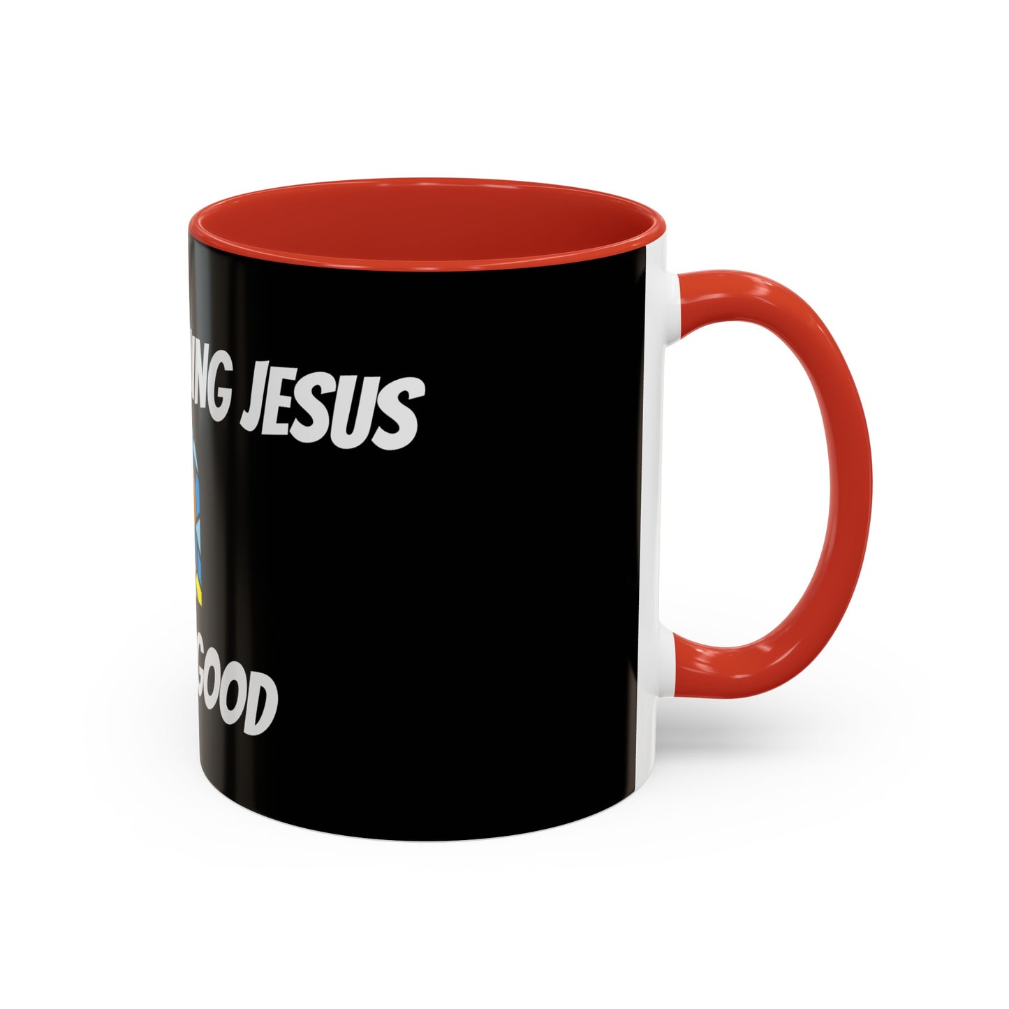 Accent Coffee Mug (11, 15oz) - BLACK