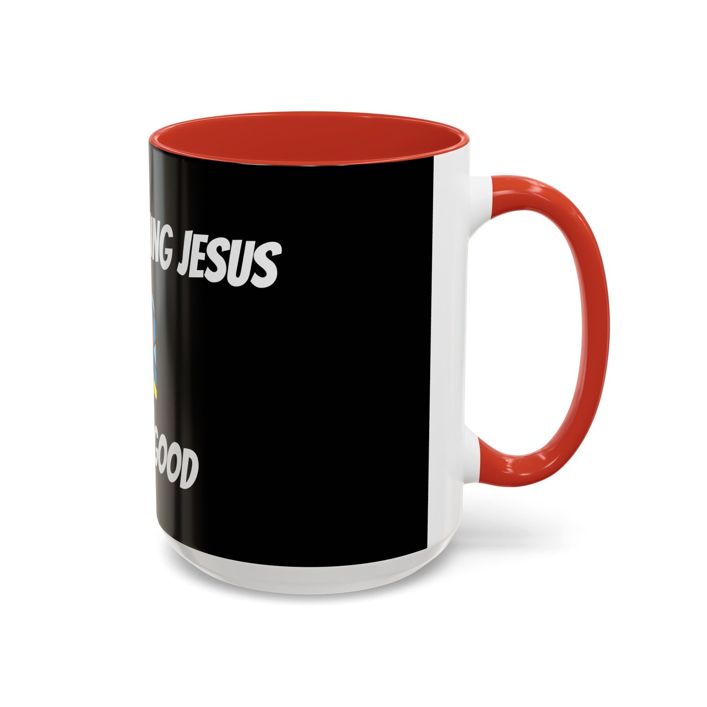 Accent Coffee Mug (11, 15oz) - BLACK