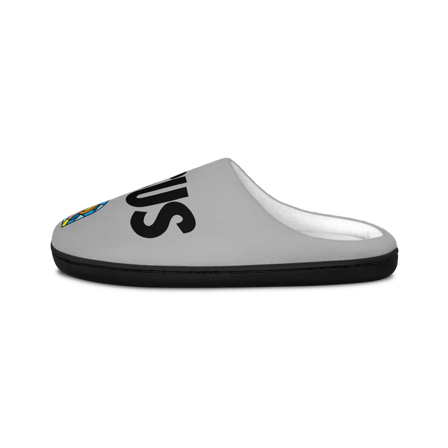Men's Indoor Slippers - GOOD MORNING JESUS - GREY