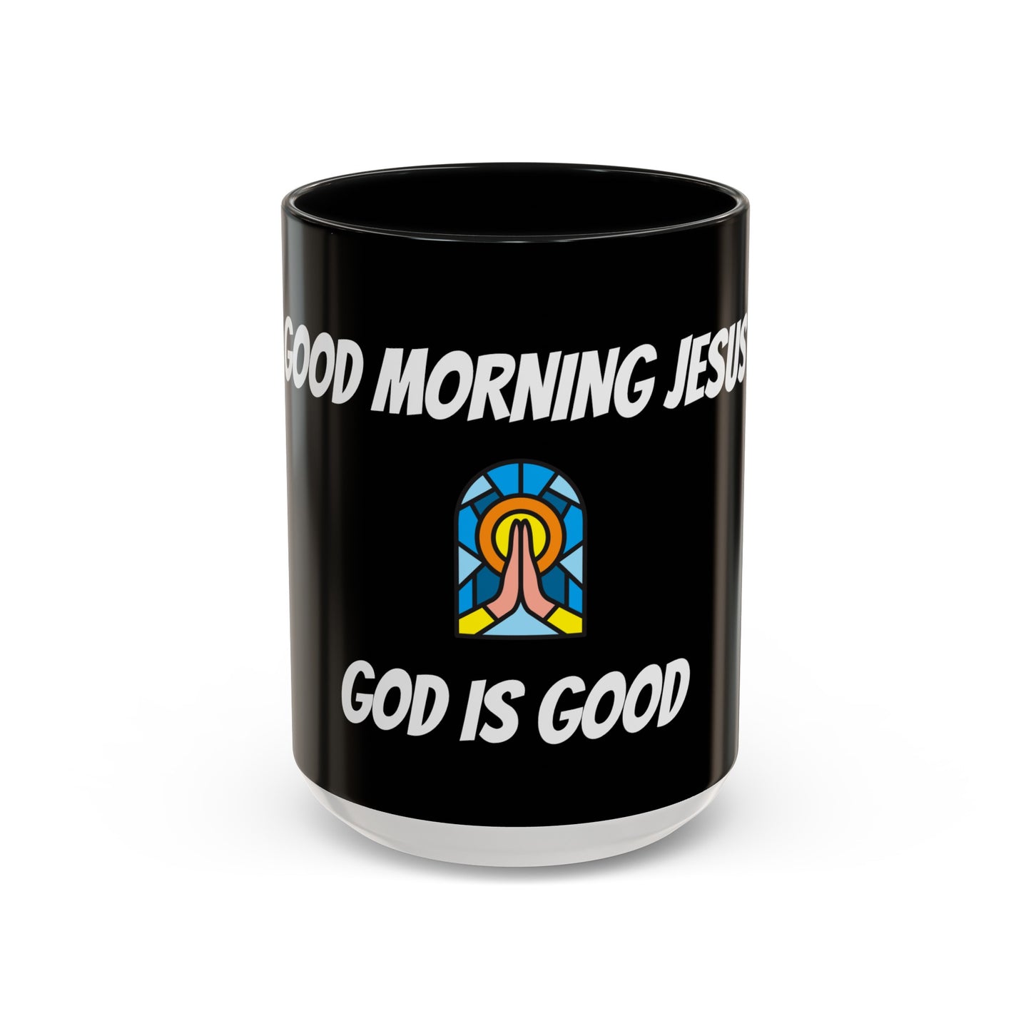 Accent Coffee Mug (11, 15oz) - BLACK