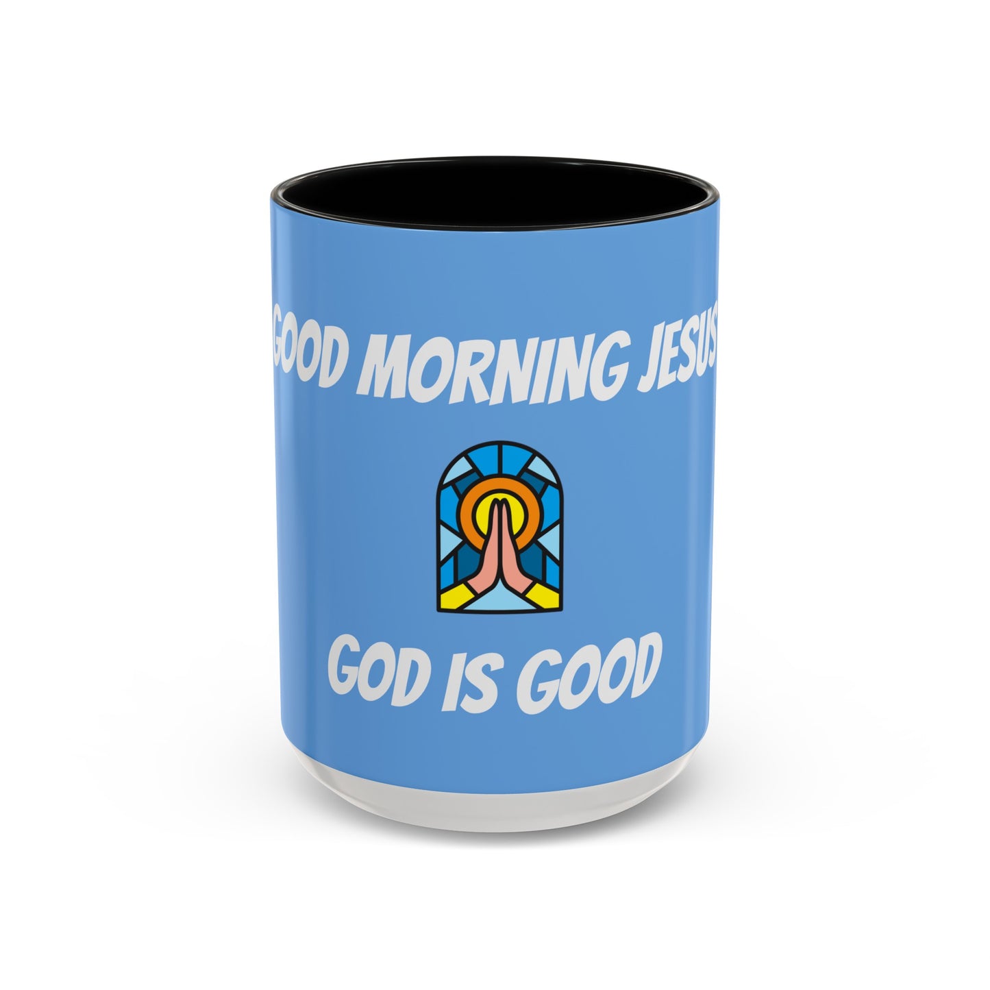 Accent Coffee Mug (11, 15oz) - BABY BLUE