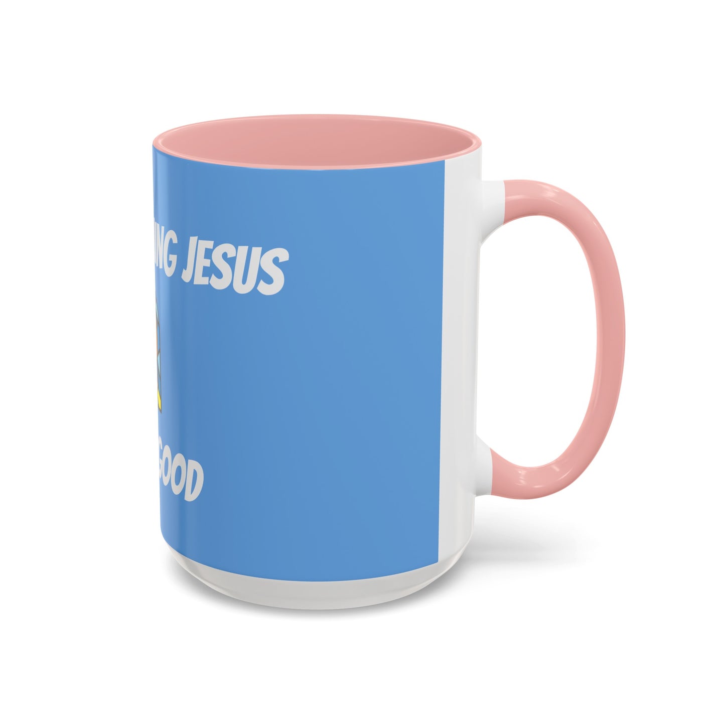 Accent Coffee Mug (11, 15oz) - BABY BLUE