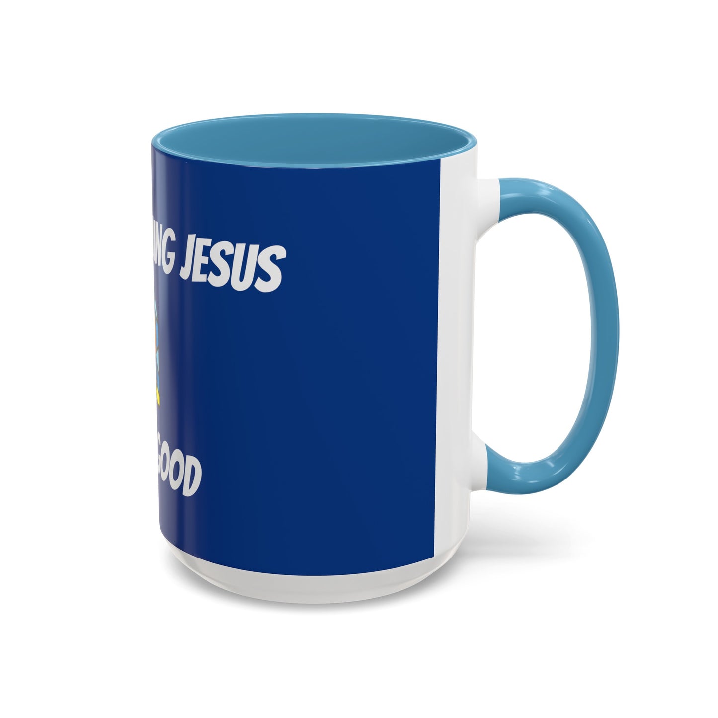 Accent Coffee Mug (11, 15oz) - DARK BLUE