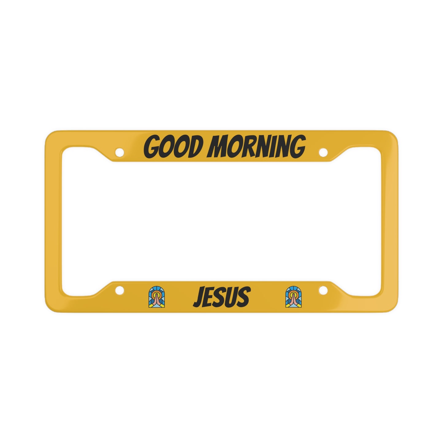 License Plate Frame - YELLOW
