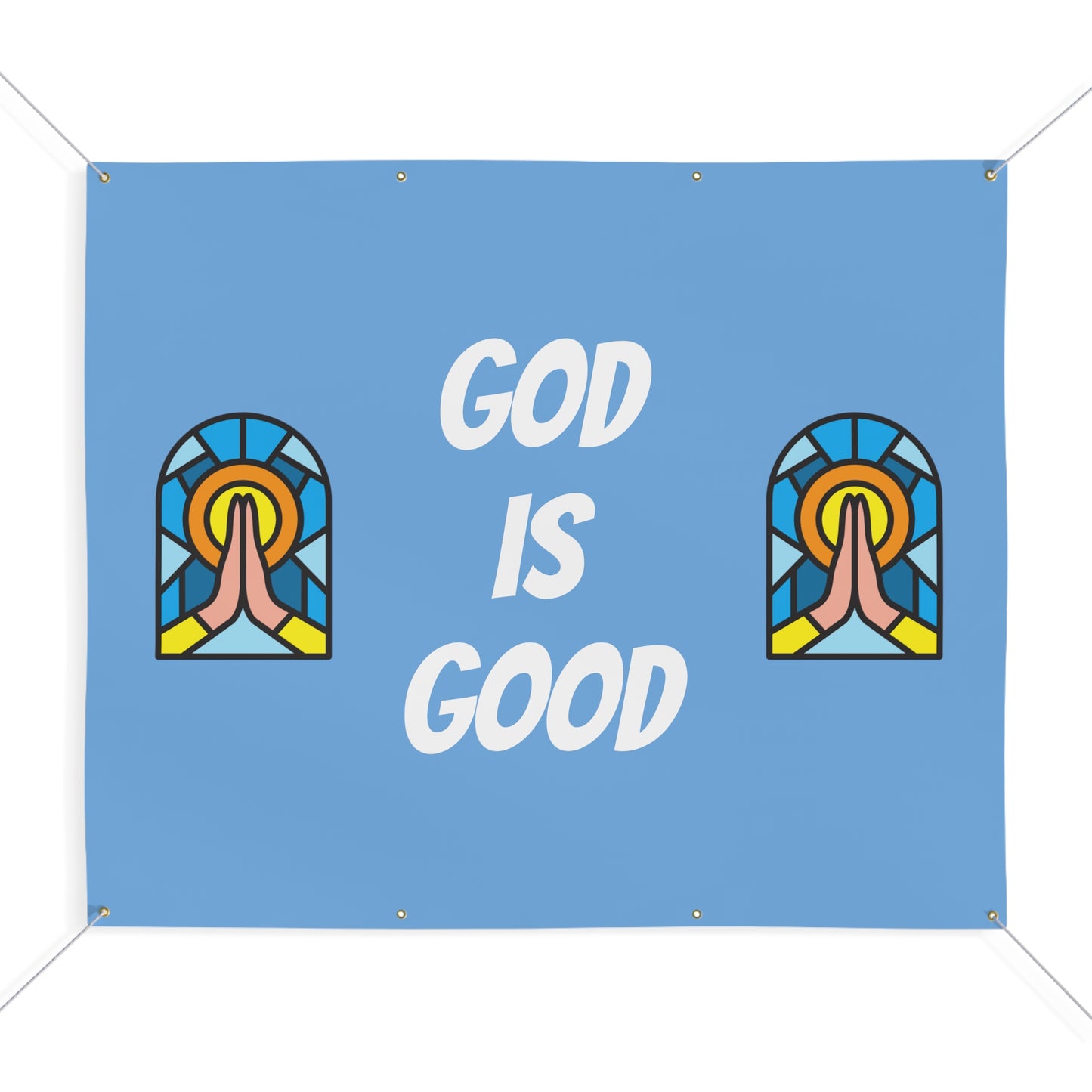 Matte Banner - BABY BLUE