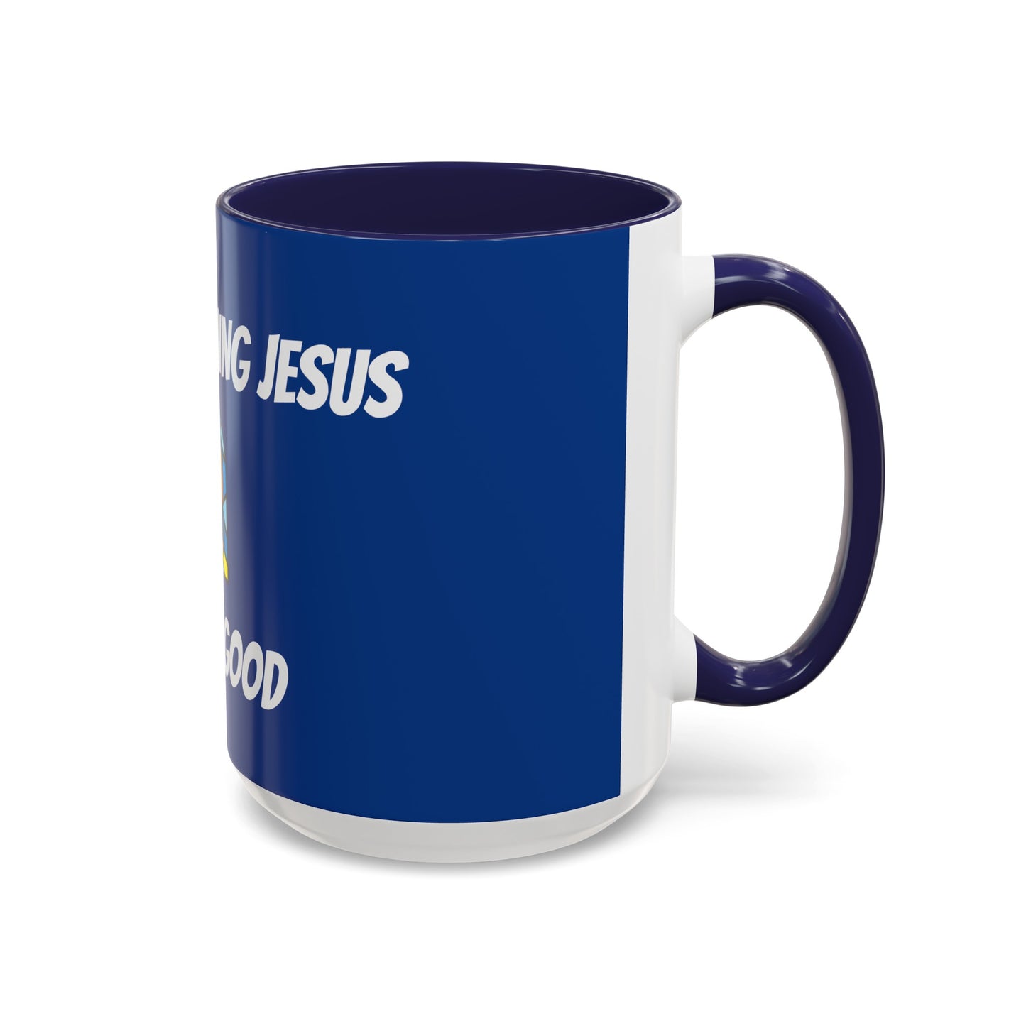Accent Coffee Mug (11, 15oz) - DARK BLUE