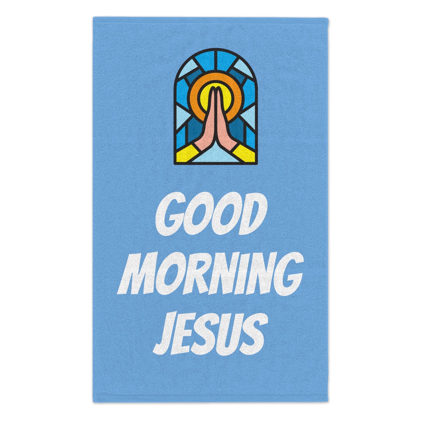 Rally Towel, 11x18 - BABY BLUE
