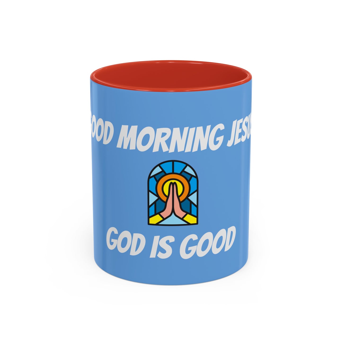 Accent Coffee Mug (11, 15oz) - BABY BLUE