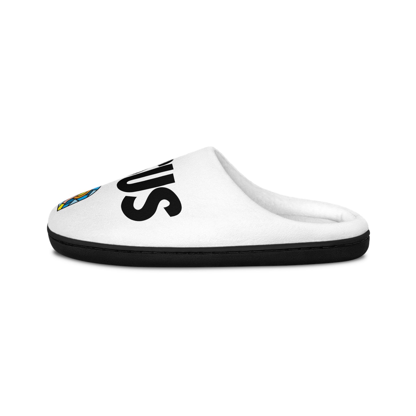 Men's Indoor Slippers - GOOD MORNING JESUS - WHITE