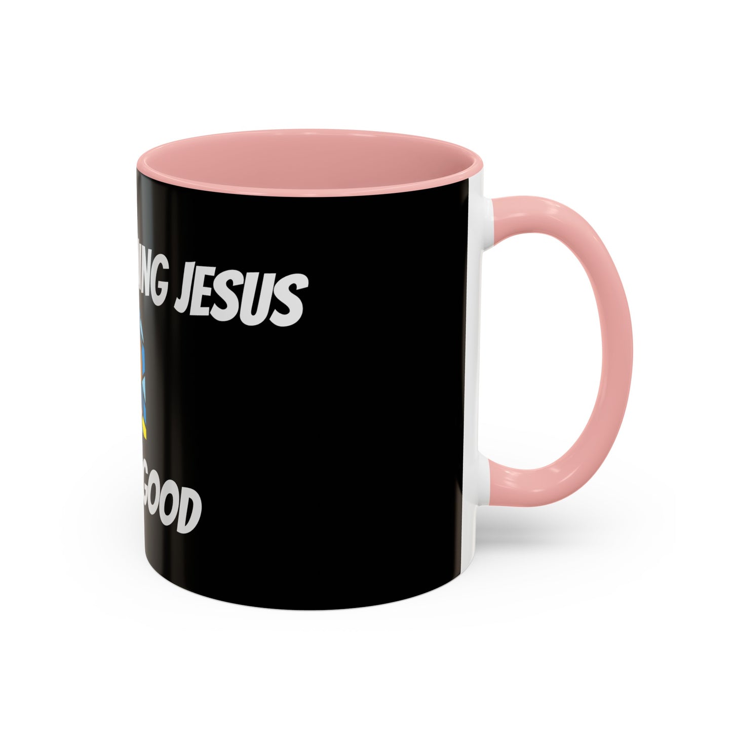 Accent Coffee Mug (11, 15oz) - BLACK