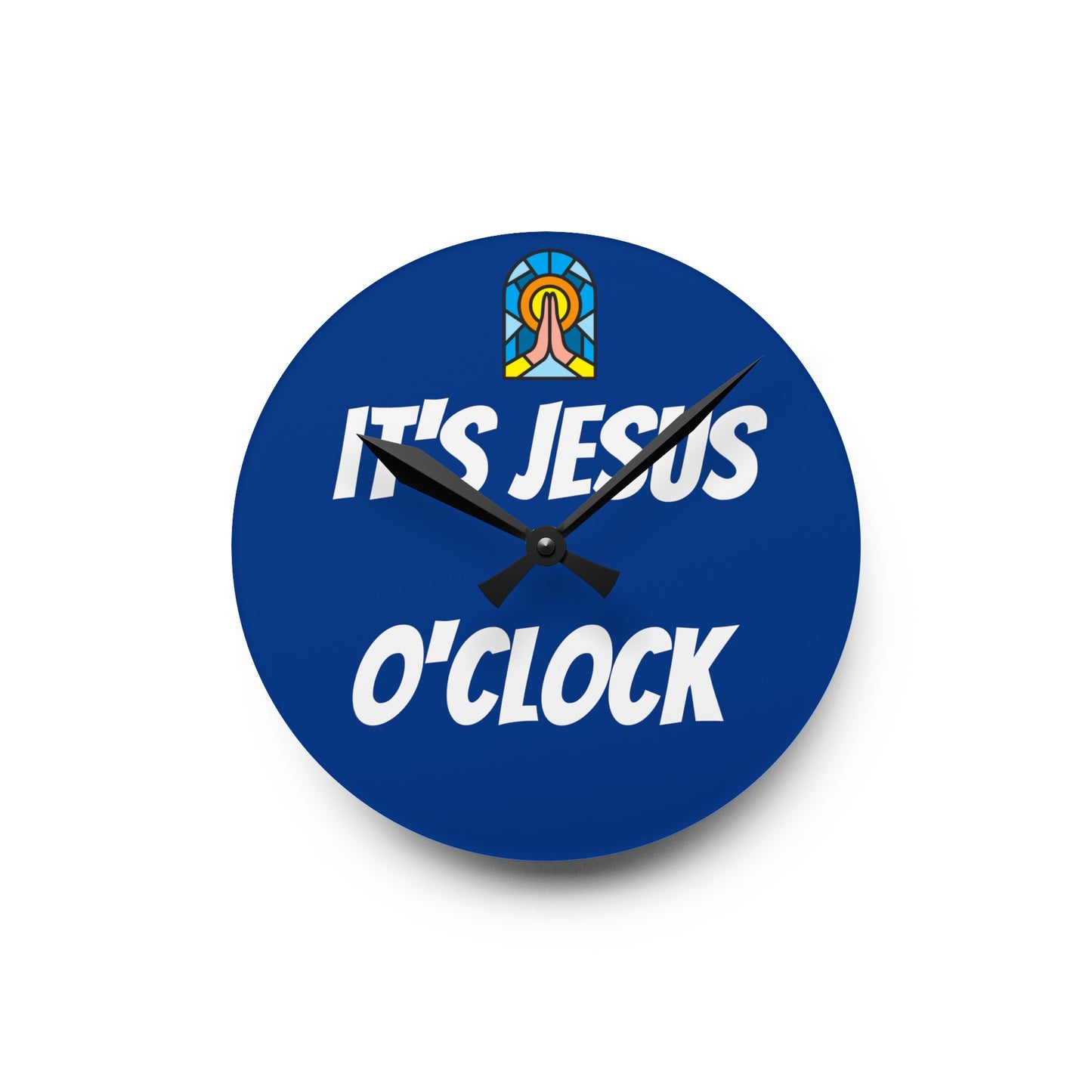 Acrylic Wall Clock - DARK BLUE