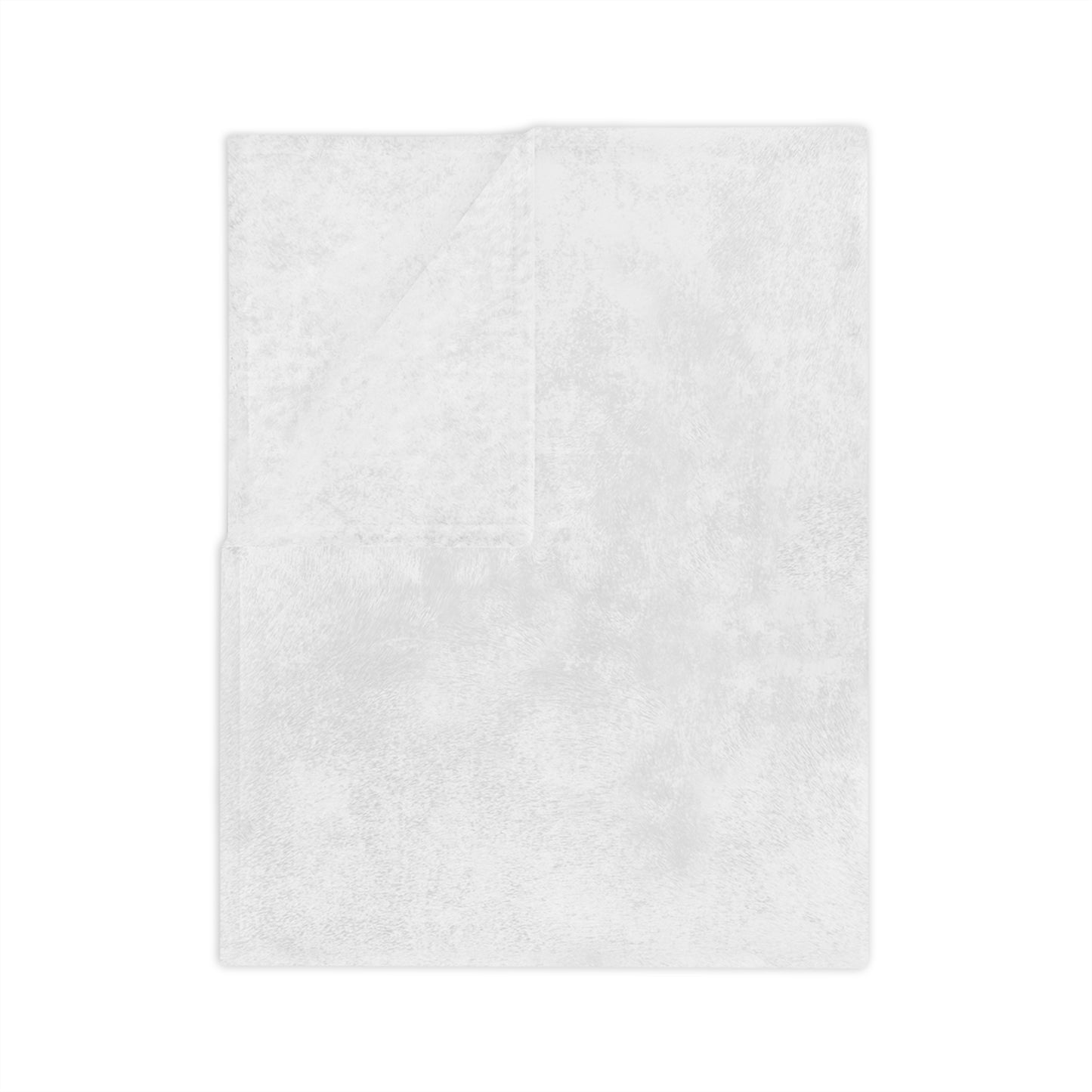 Velveteen Microfiber Blanket - WHITE