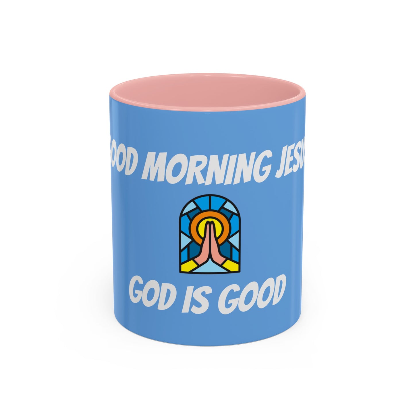 Accent Coffee Mug (11, 15oz) - BABY BLUE