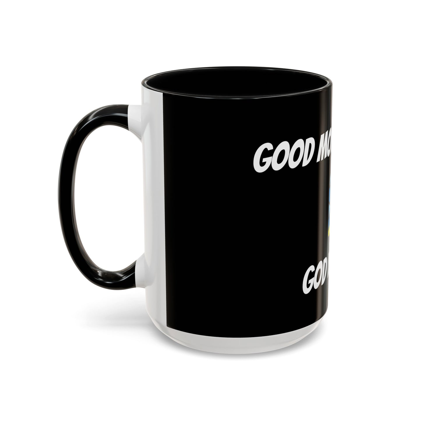 Accent Coffee Mug (11, 15oz) - BLACK