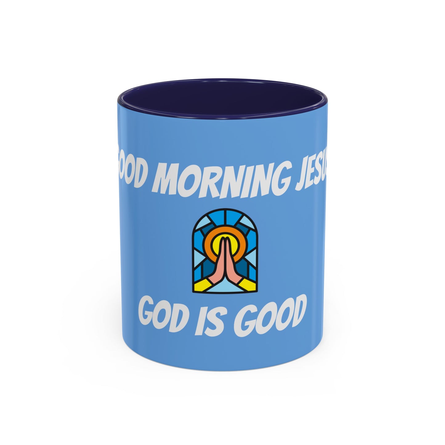 Accent Coffee Mug (11, 15oz) - BABY BLUE