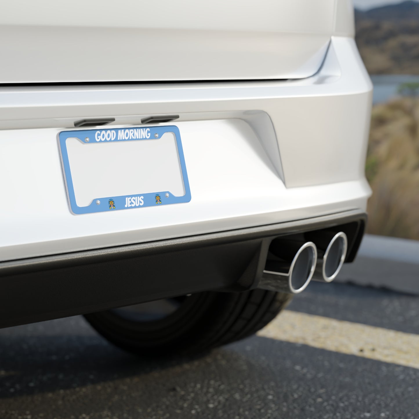 License Plate Frame - BABY BLUE