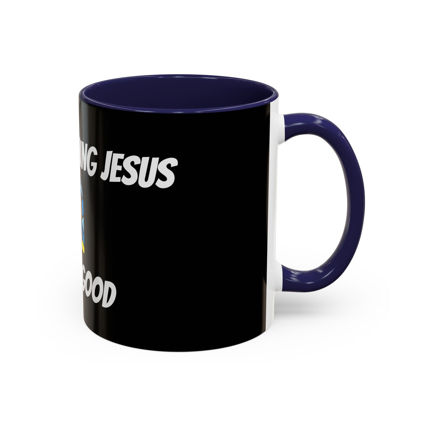 Accent Coffee Mug (11, 15oz) - BLACK