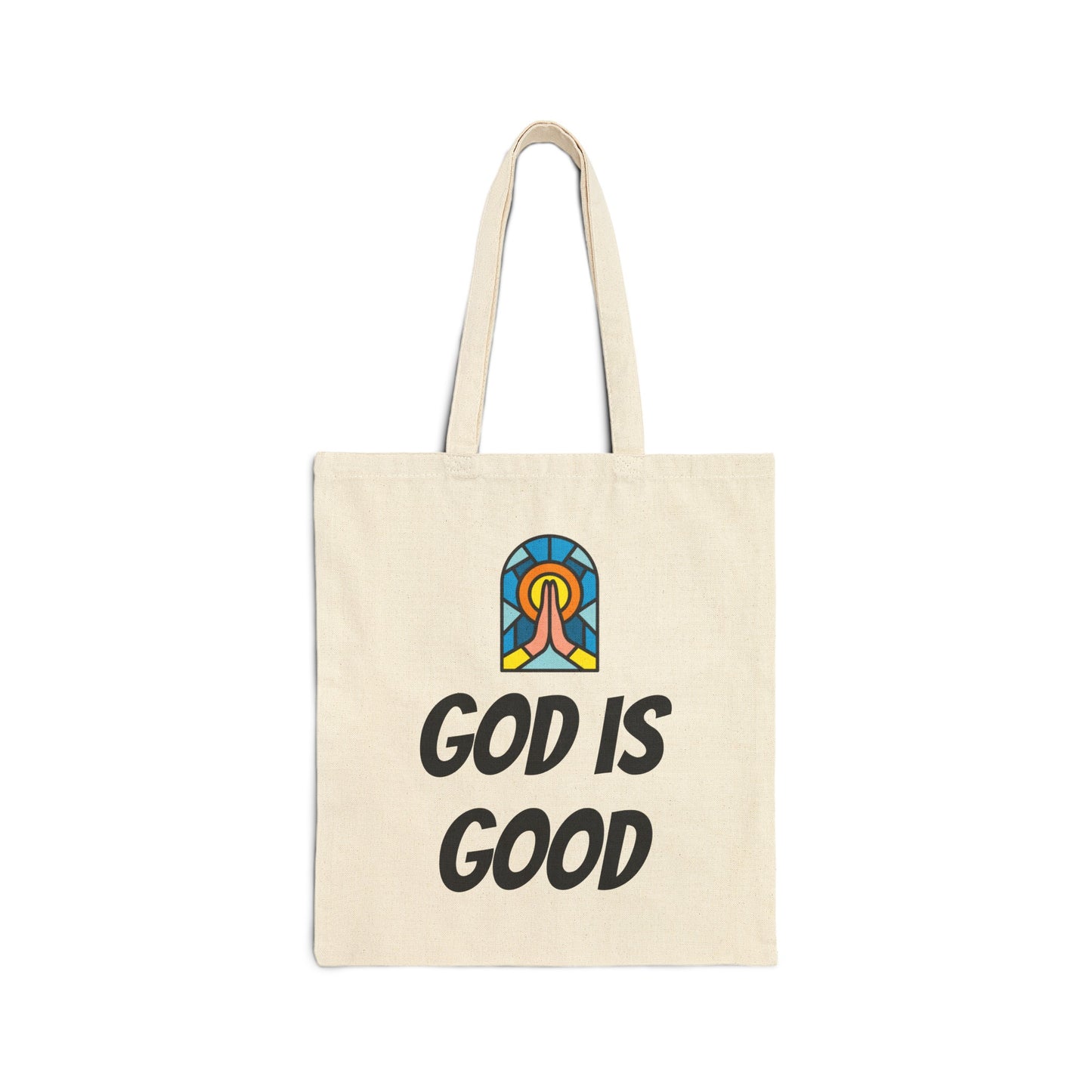 Cotton Canvas Tote Bag - GOOD MORNING JESUS