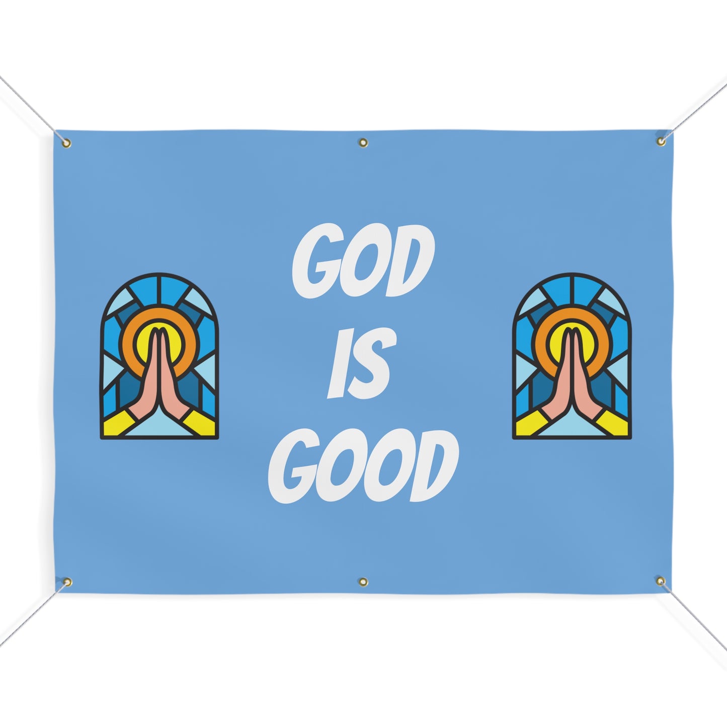 Matte Banner - BABY BLUE