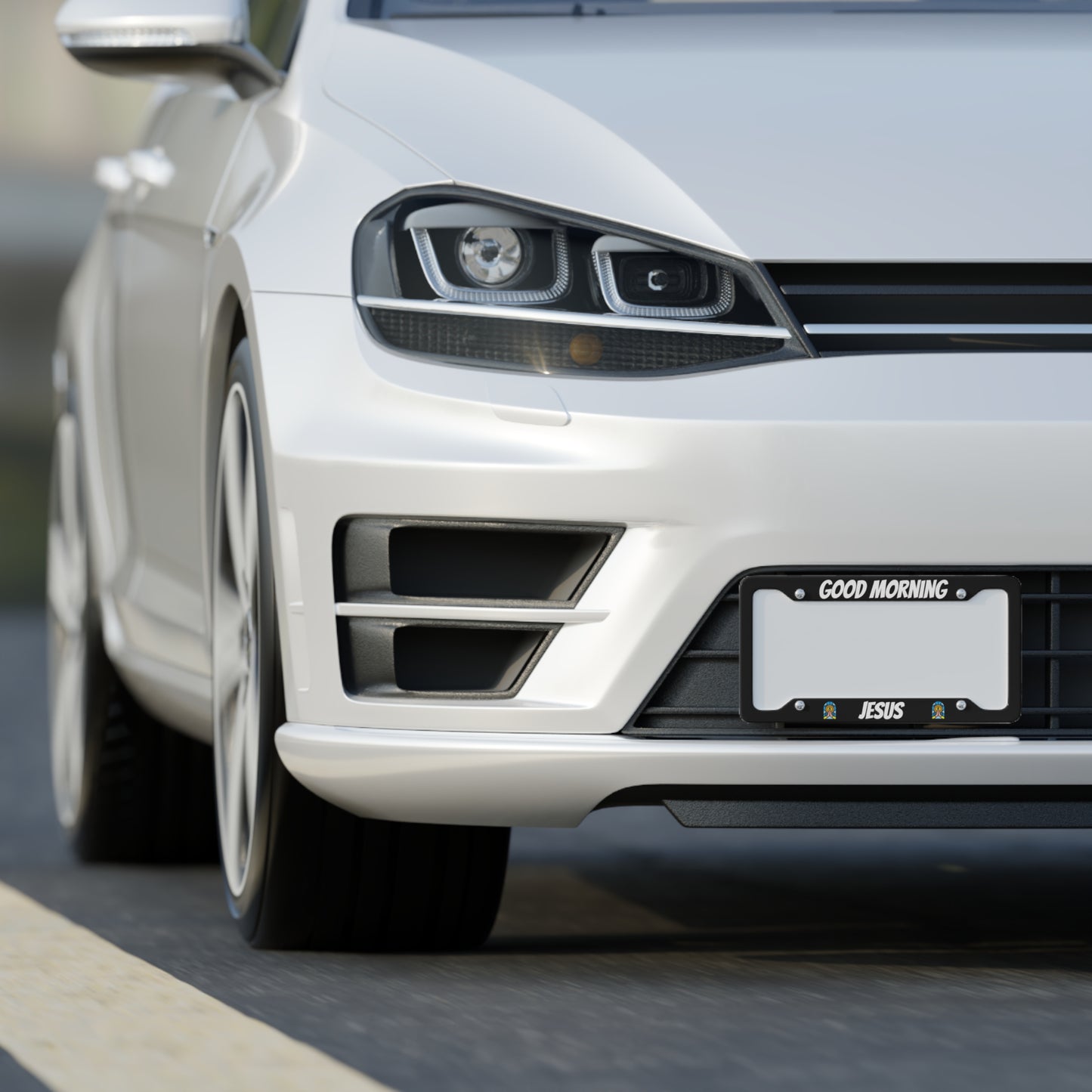 License Plate Frame - BLACK