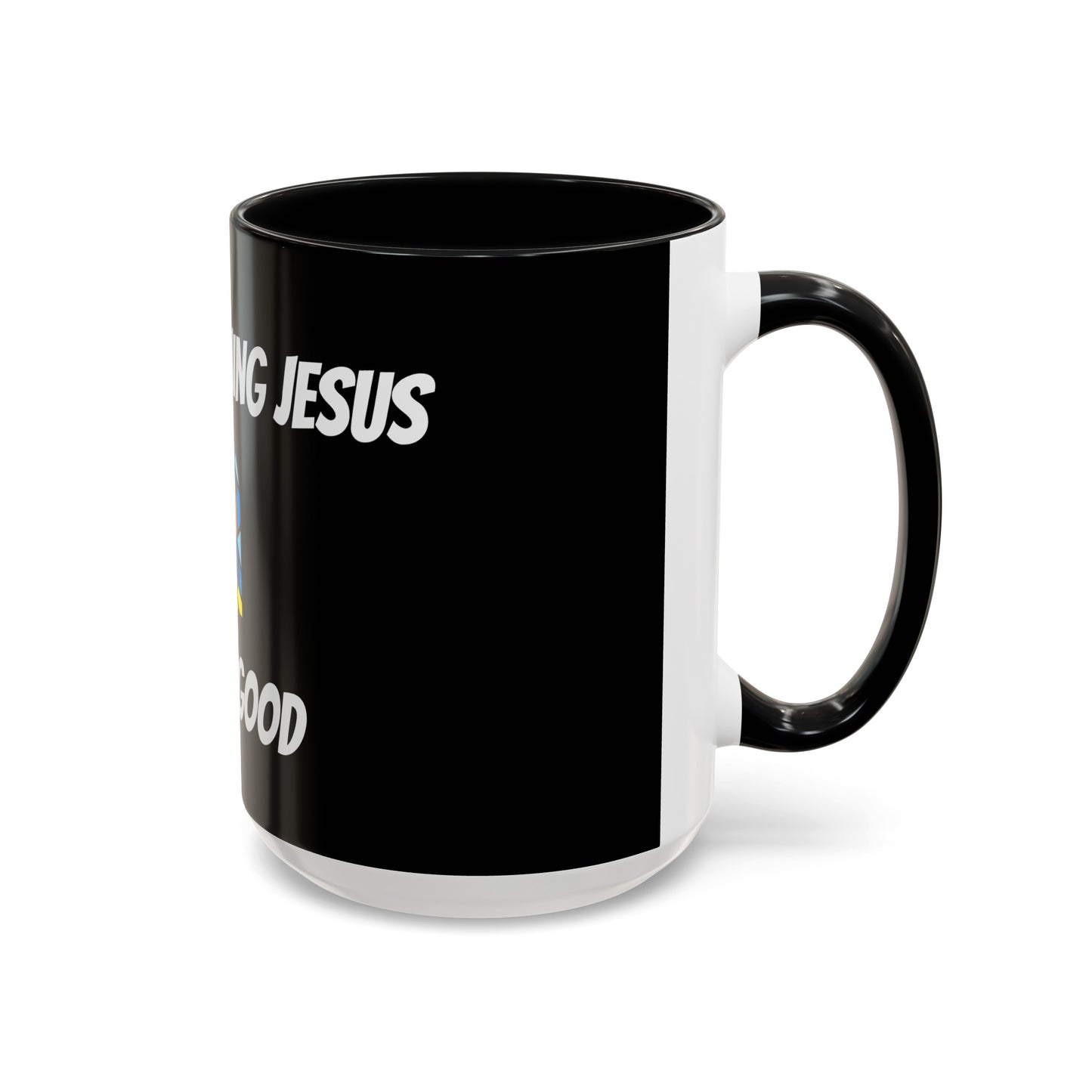 Accent Coffee Mug (11, 15oz) - BLACK