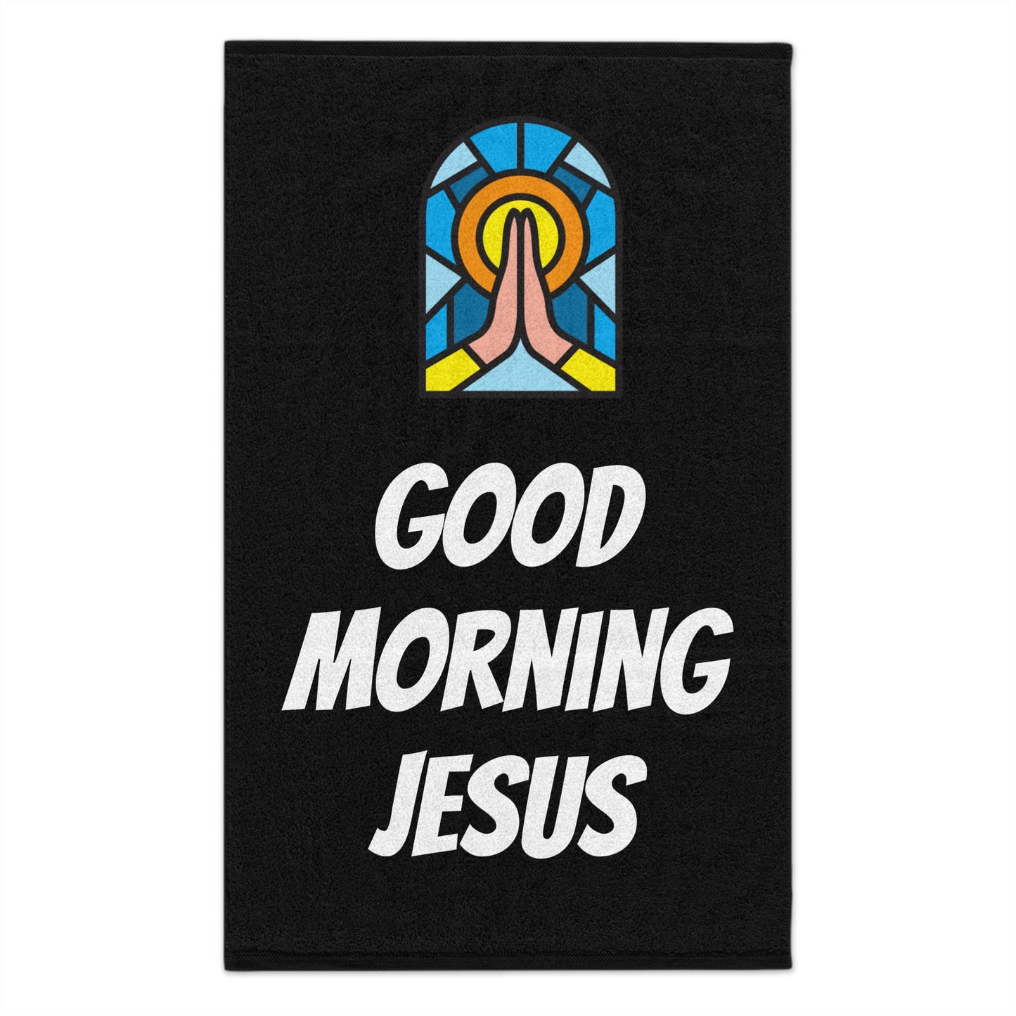 Rally Towel, 11x18 - BLACK