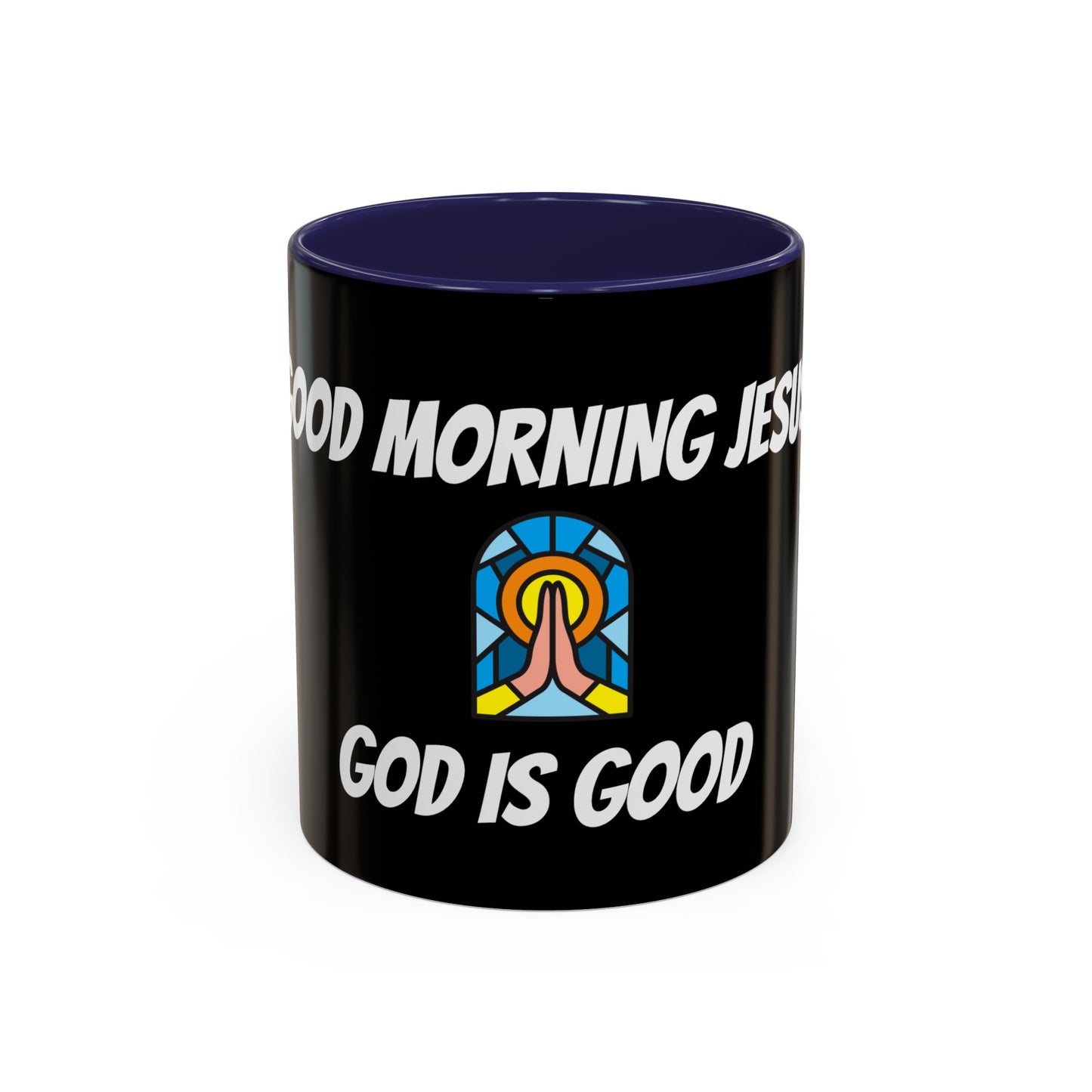 Accent Coffee Mug (11, 15oz) - BLACK