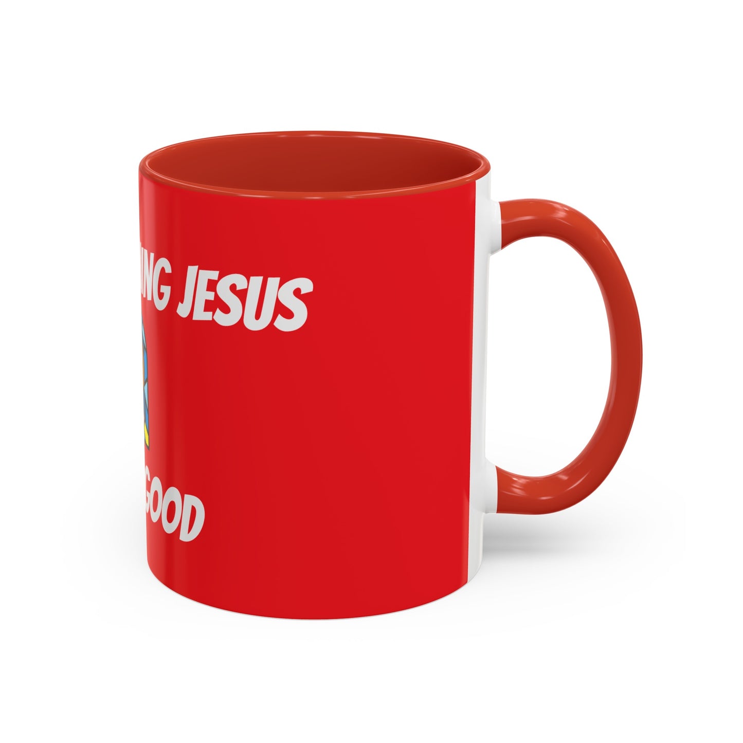 Accent Coffee Mug (11, 15oz) - RED