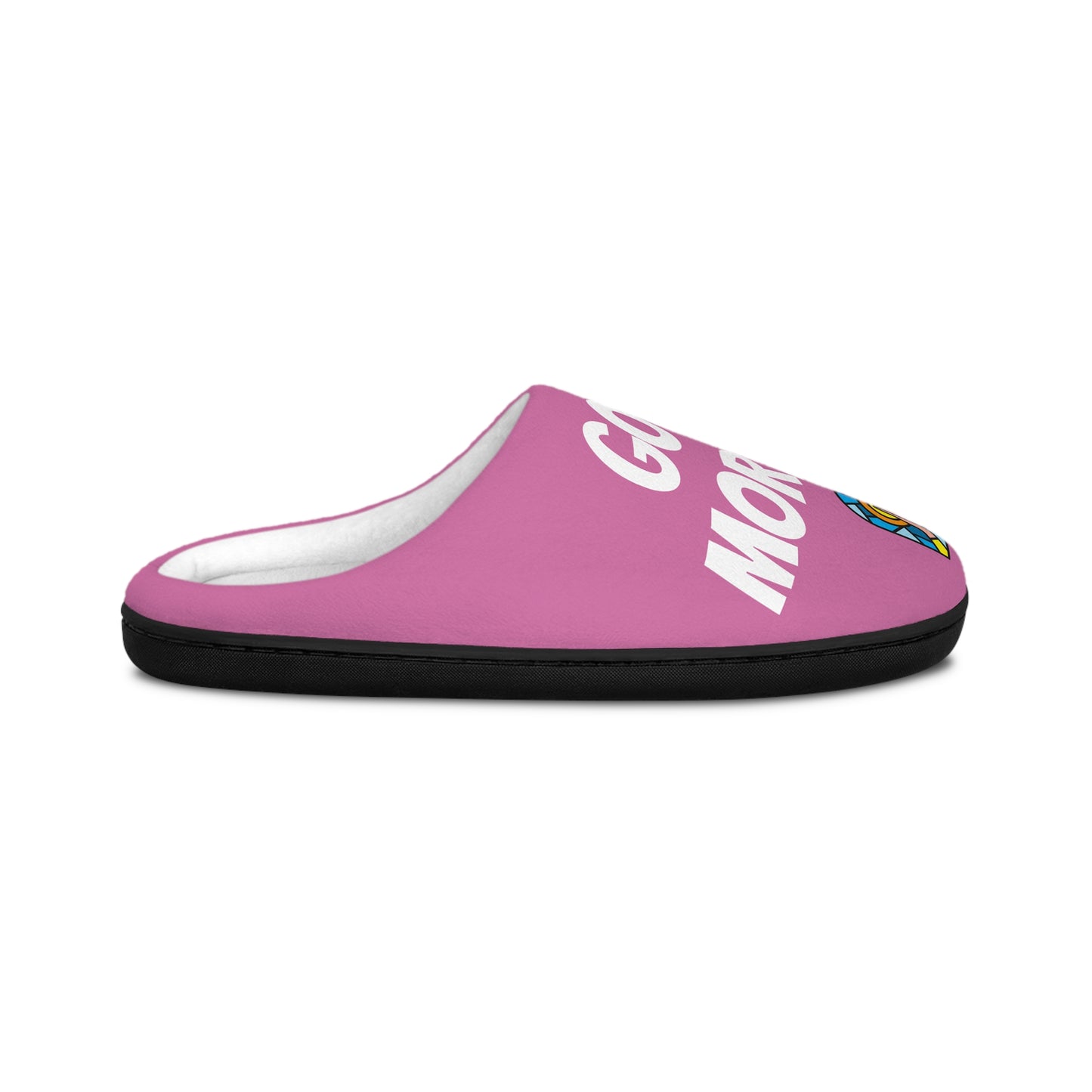 Men's Indoor Slippers - GOOD MORNING JESUS - PINK