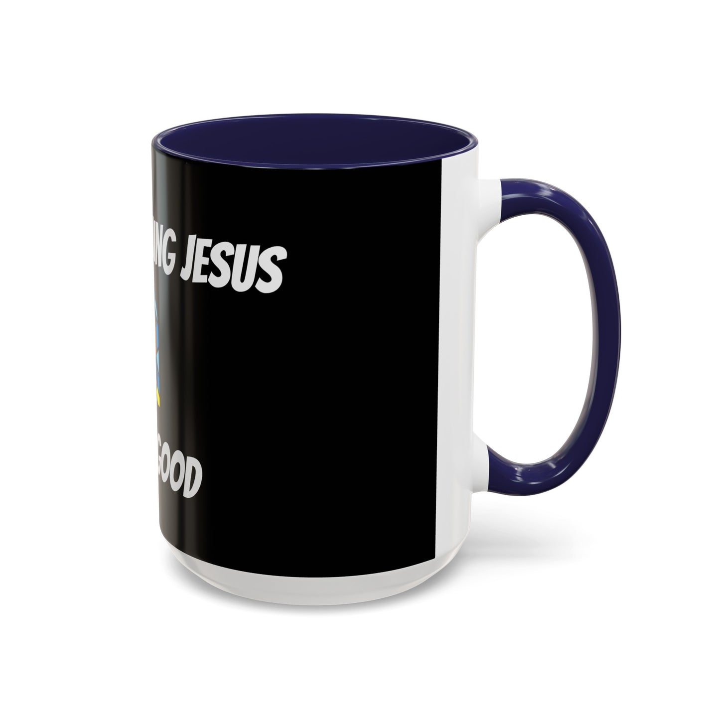 Accent Coffee Mug (11, 15oz) - BLACK